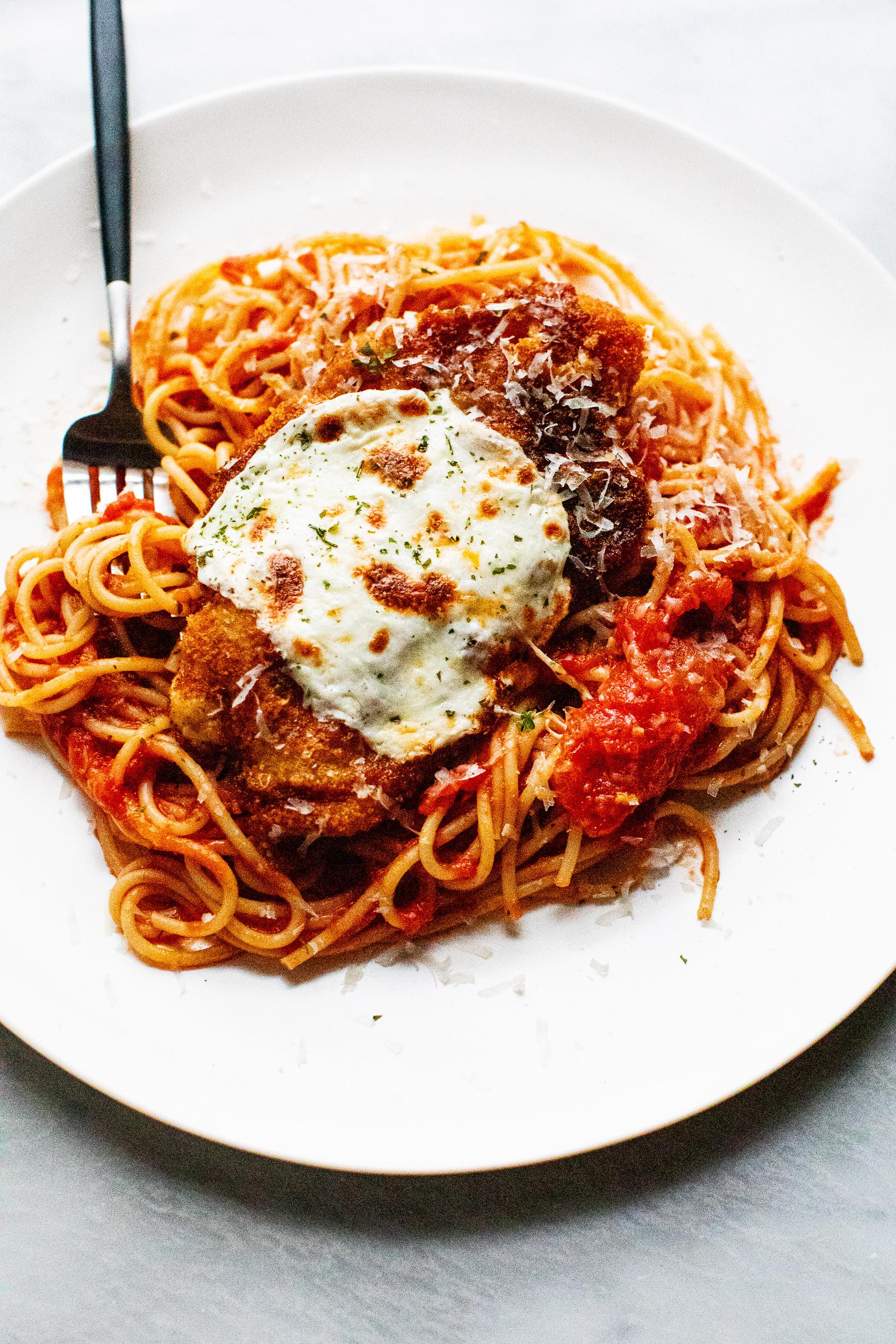Chicken Parmigiana with Brown Butter Marinara it was amazing! Recipe