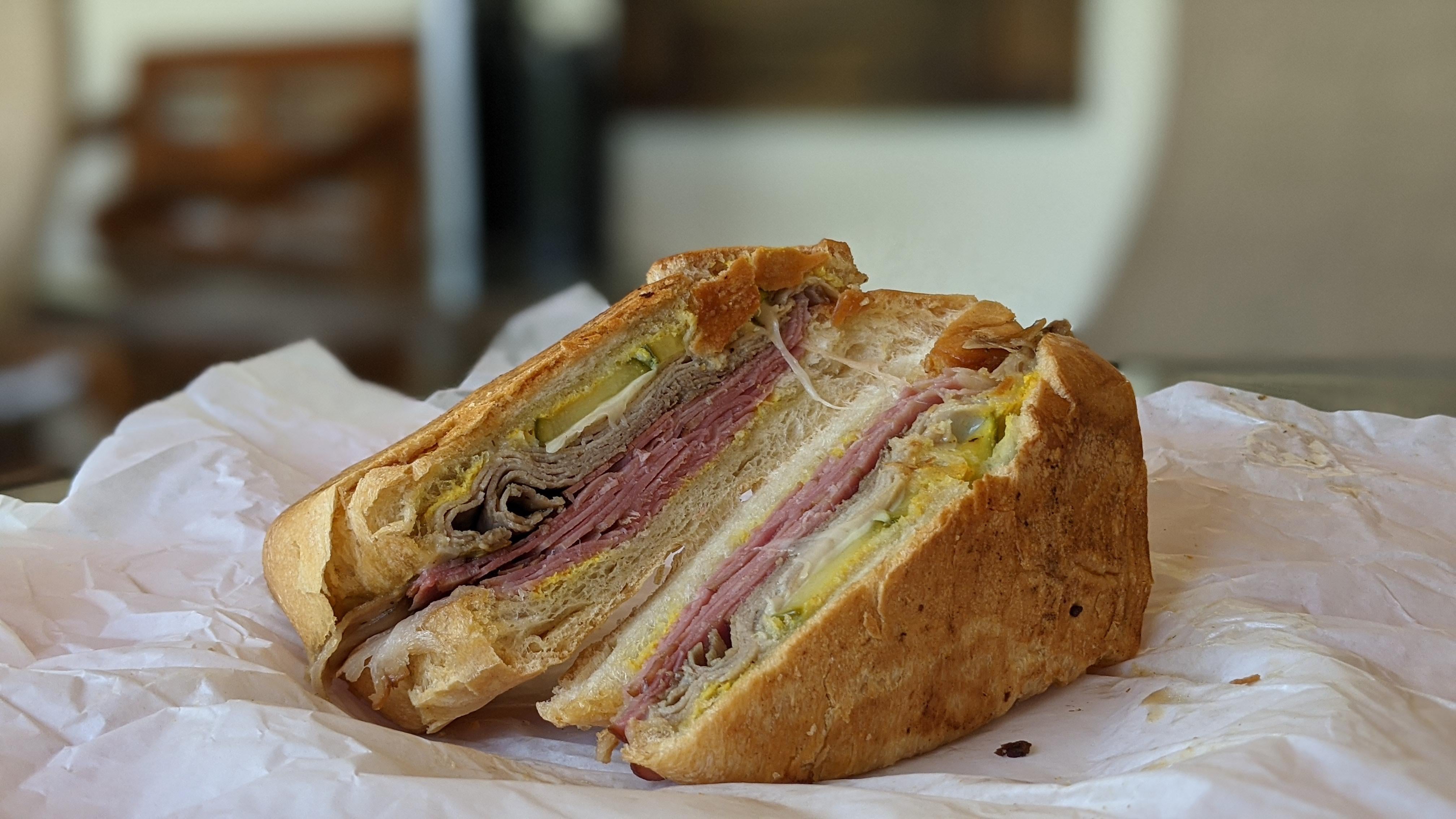 Cuban sandwich at Babe's Meat & Counter in Miami Dining and Cooking