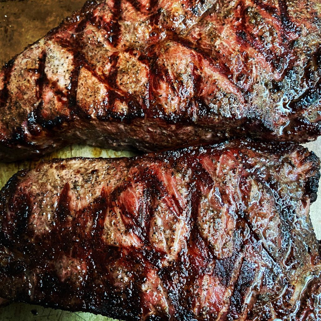 Working on my grill marks.