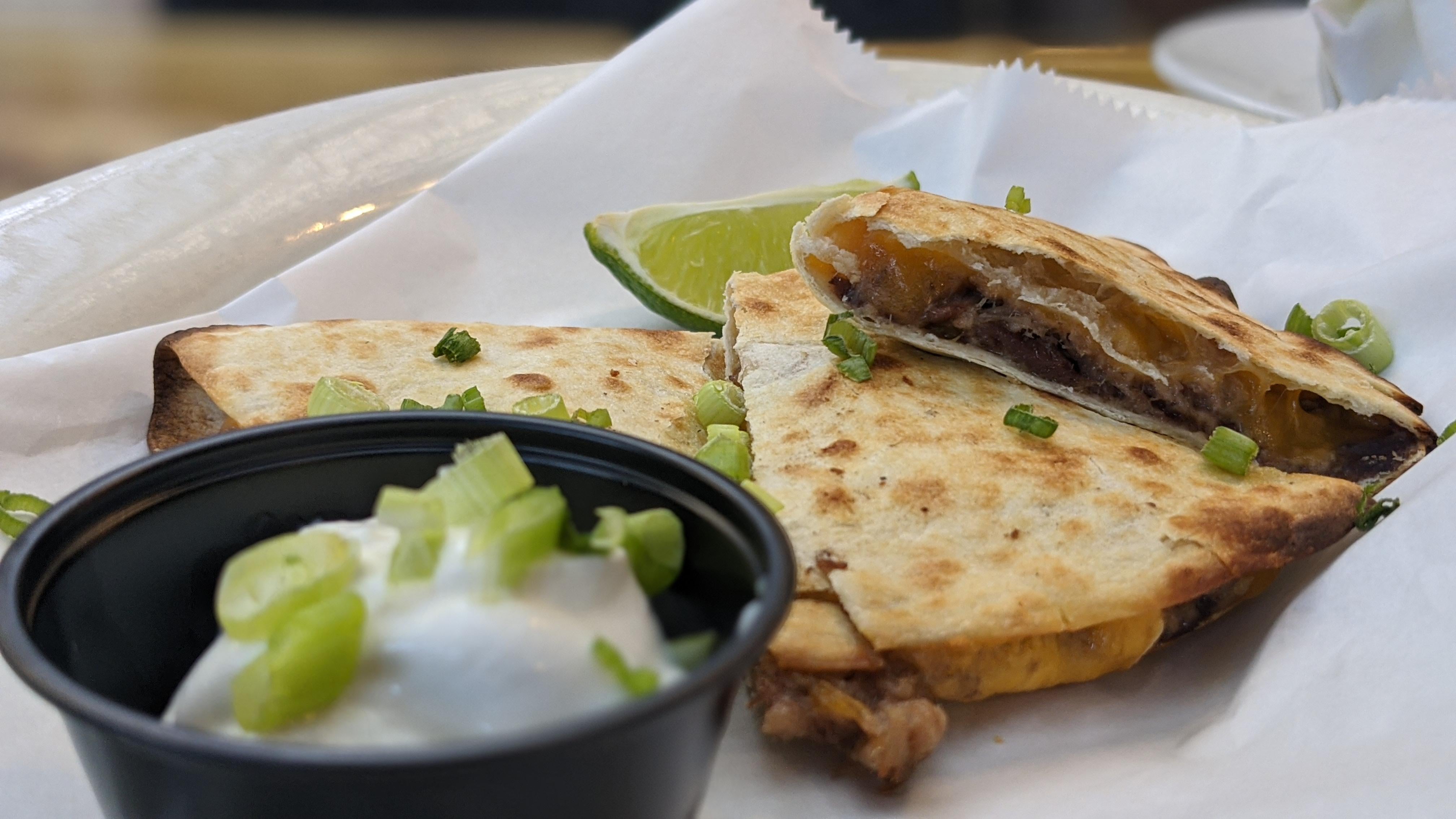 Duck confit quesadillas at The Taurus in Coconut Grove, Miami Dining