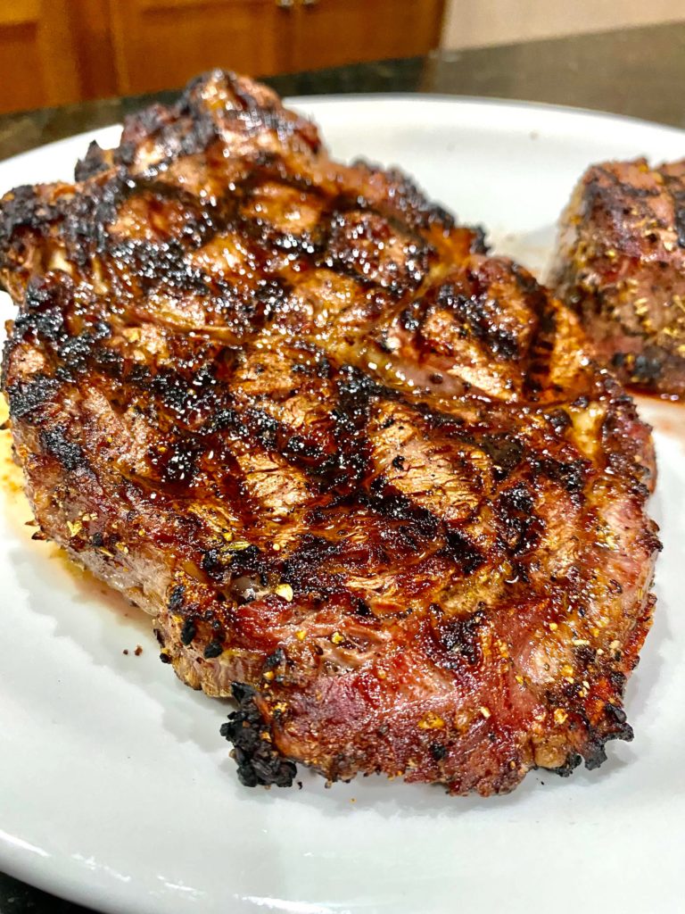 Ribeye cauliflower fried rice with ribeye egg rolls I did last weekend