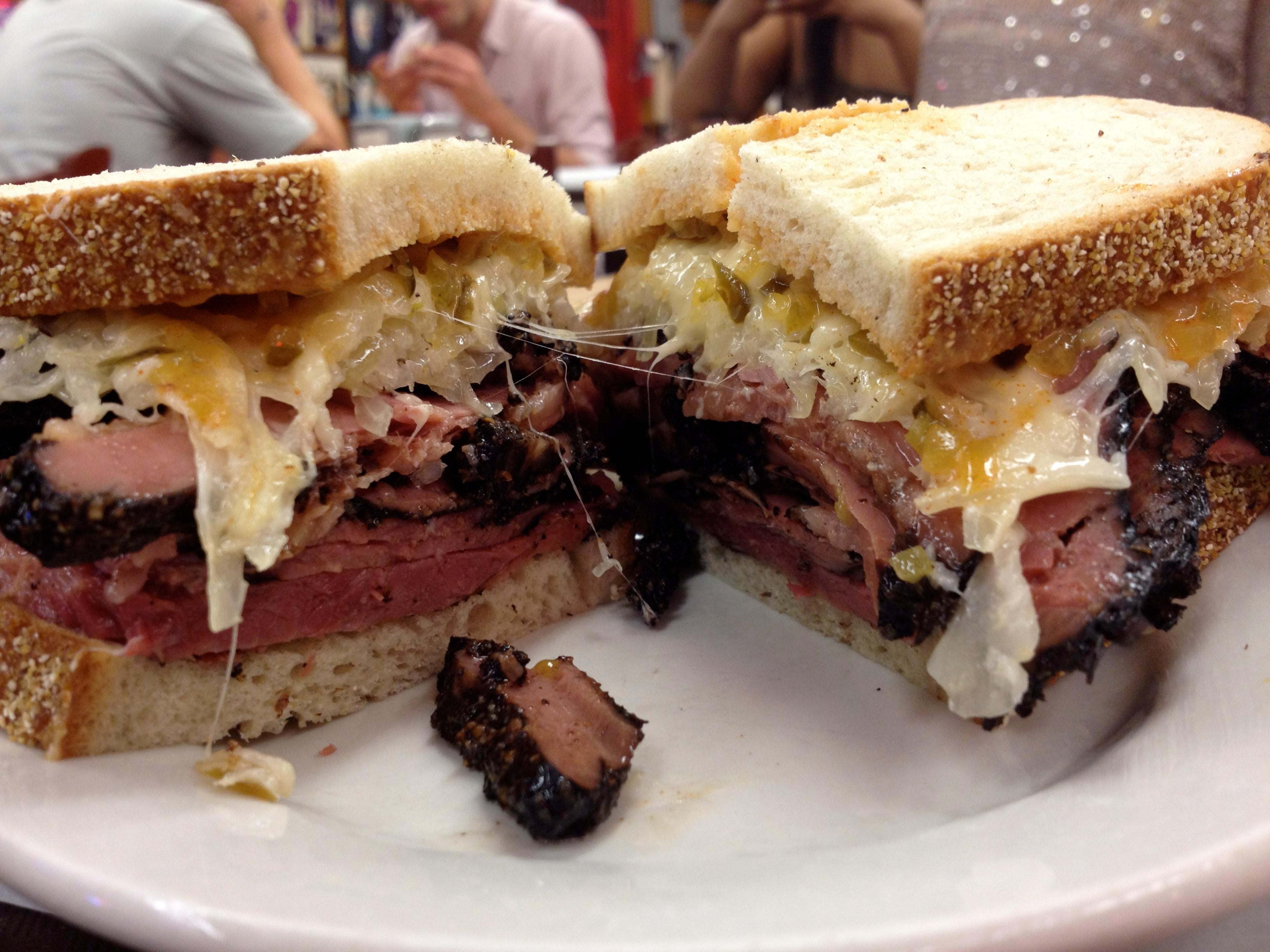 Pastrami Ruben From The Famous Katz Deli In New York City Dining And Cooking Pastrami Ruben From The Famous Katz Deli In New York City Dining And Cooking