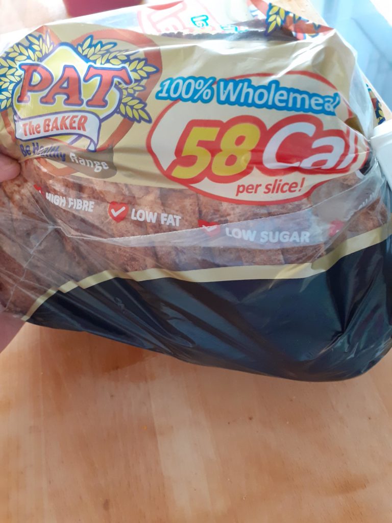 Found this wholemeal bread at Lidl (a budget supermarket chain) yesterday, only 58 calories per slice! This changes everything