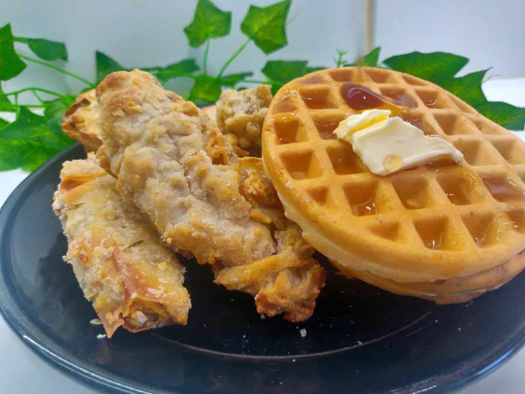 Vegan Chicken and Waffles!