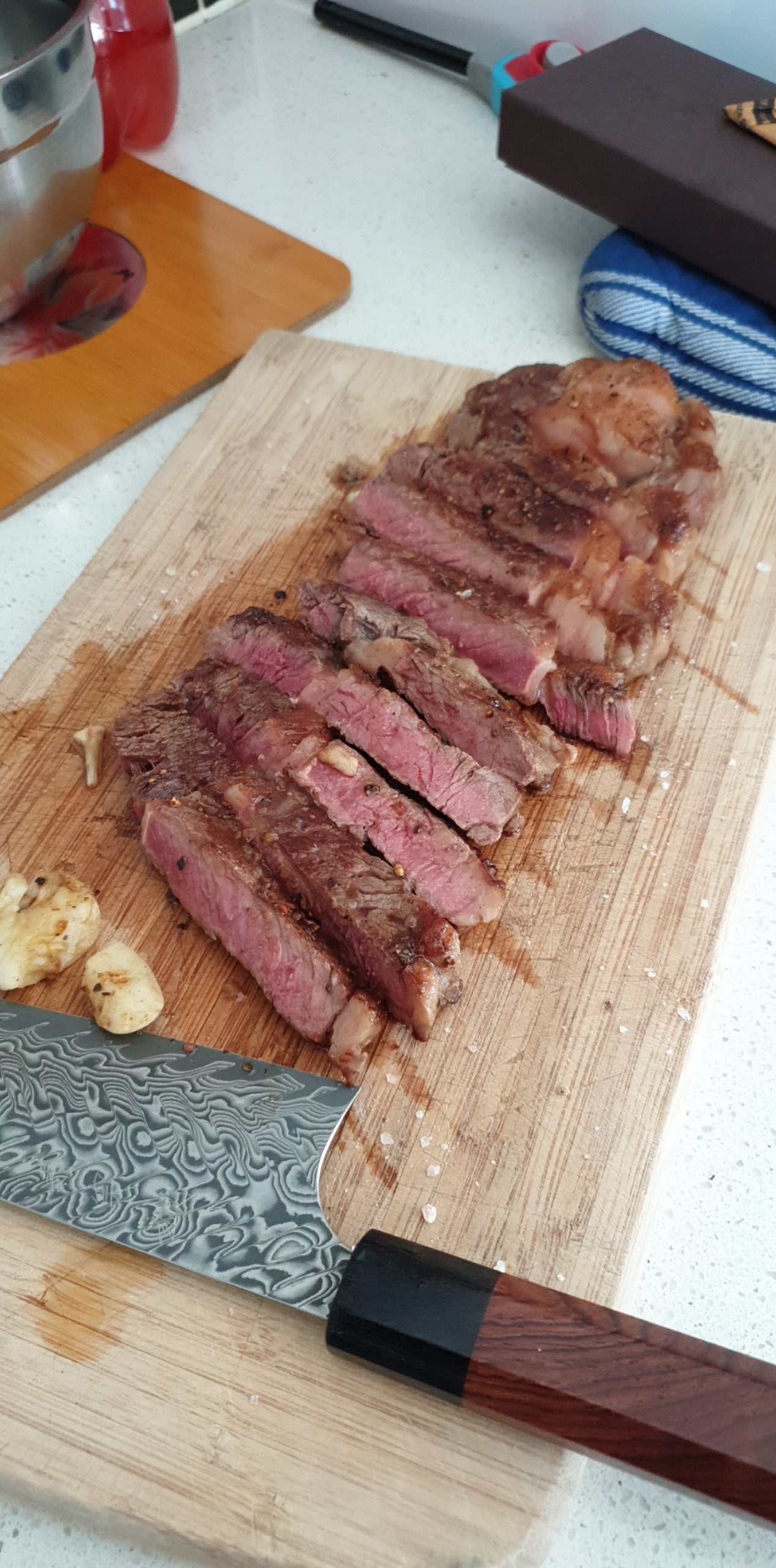 How did I go? Porterhouse Steak from Australian Woolies Dining and Cooking