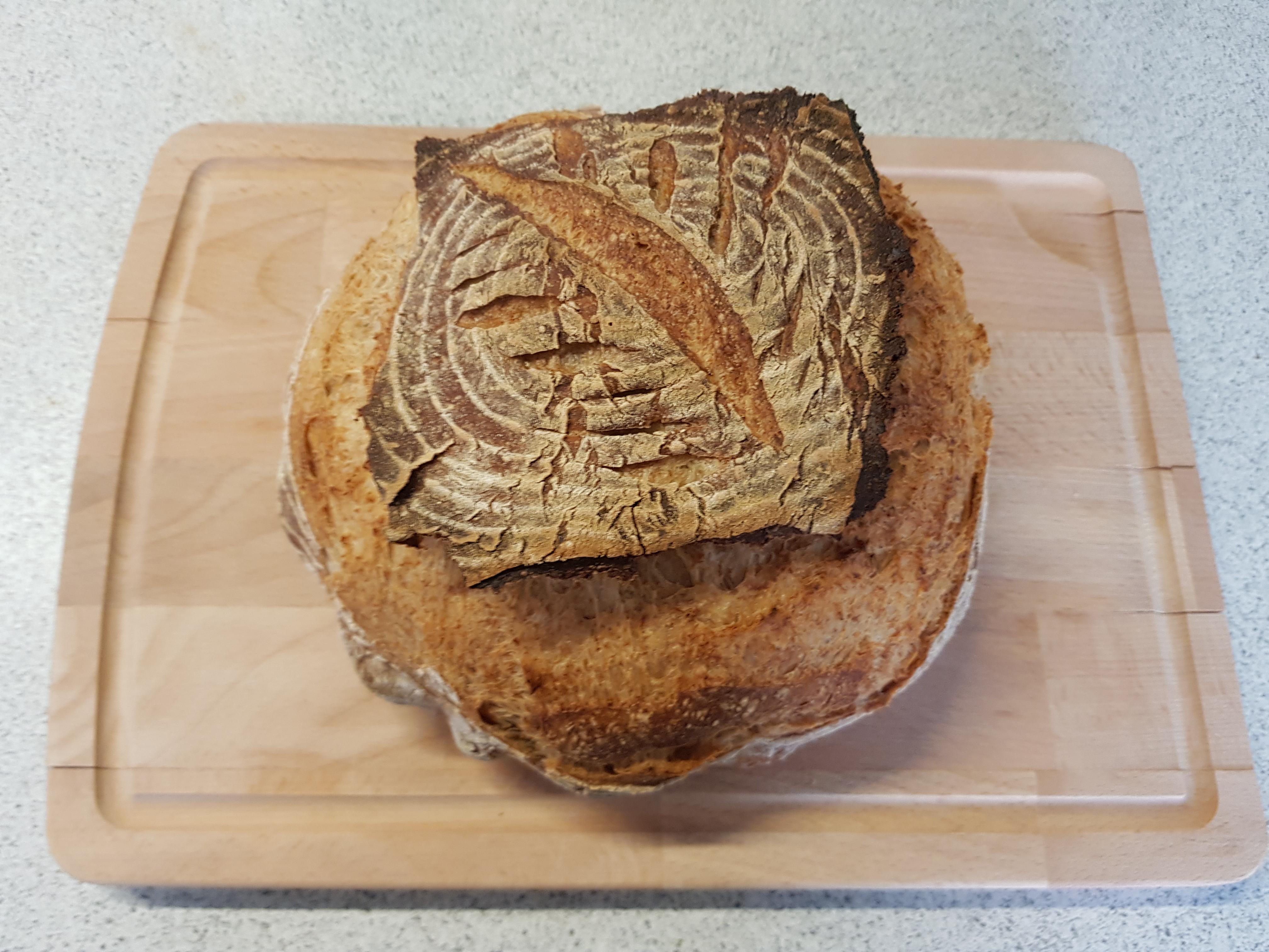 Tried out my new bread lame which turned out a bit wonky. Any tips for