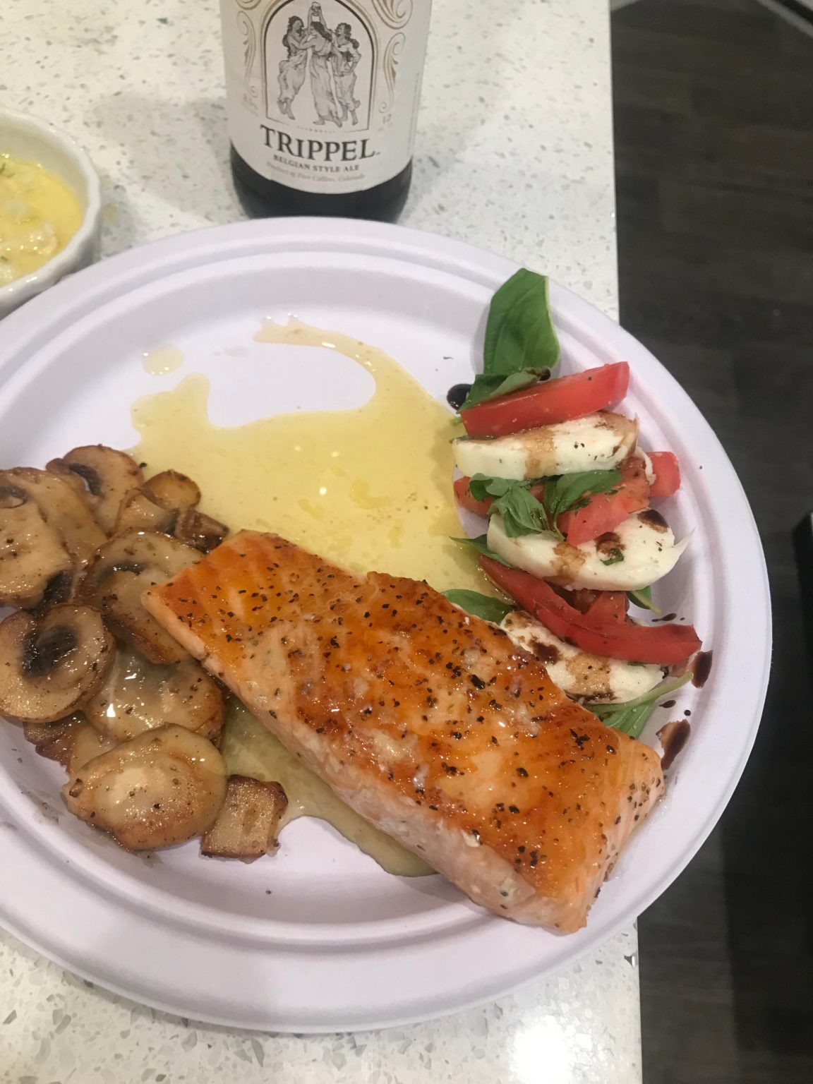 Lemon garlic shrimp and snow crab fries Dining and Cooking