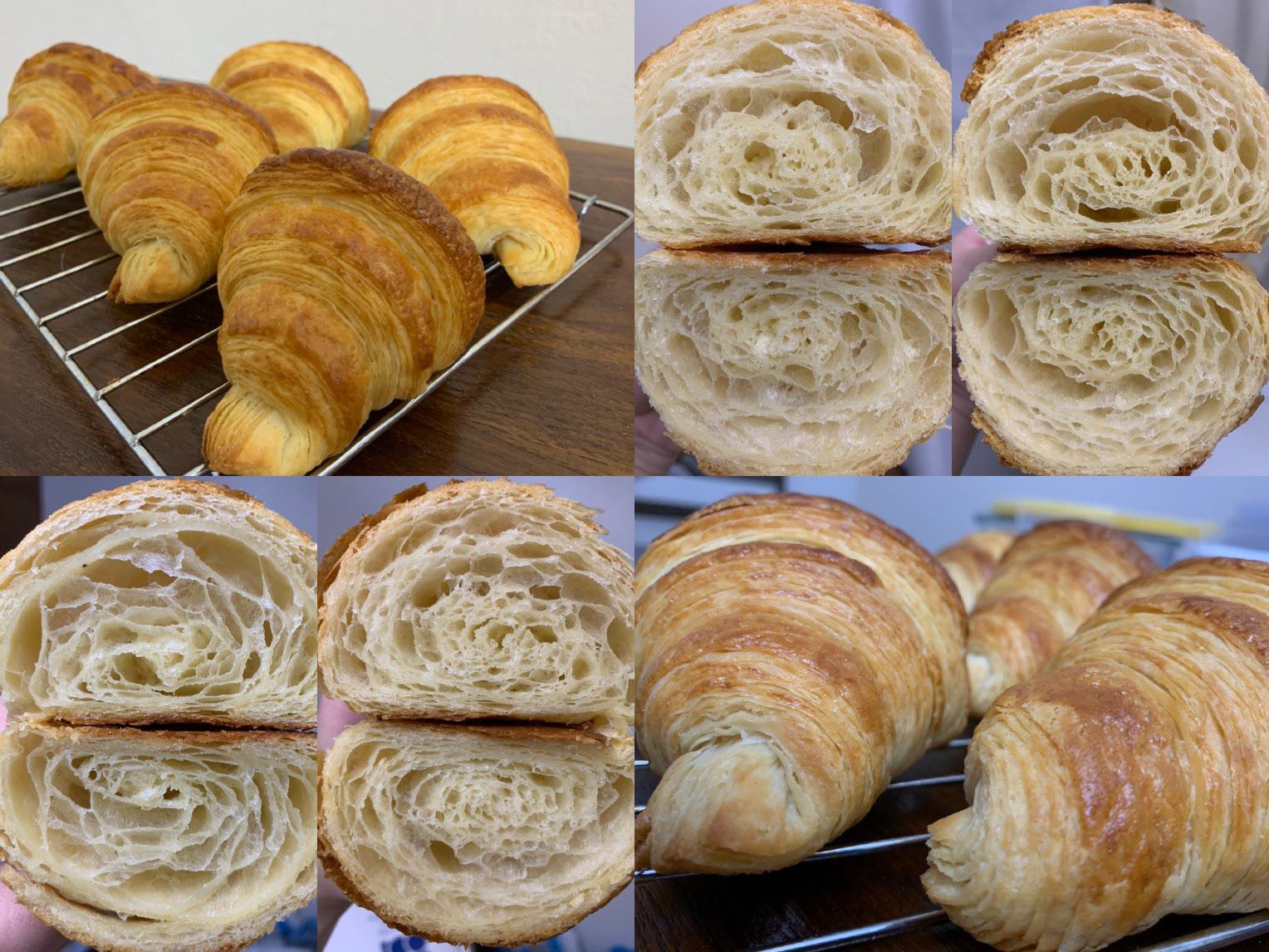 I like to cut open every croissant and check out the crumb before I eat