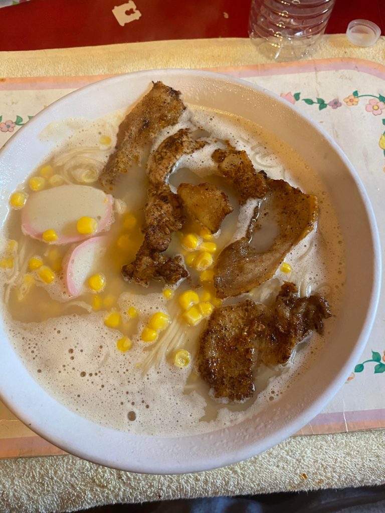 Added some touches to this instant Tonkotsu ramen