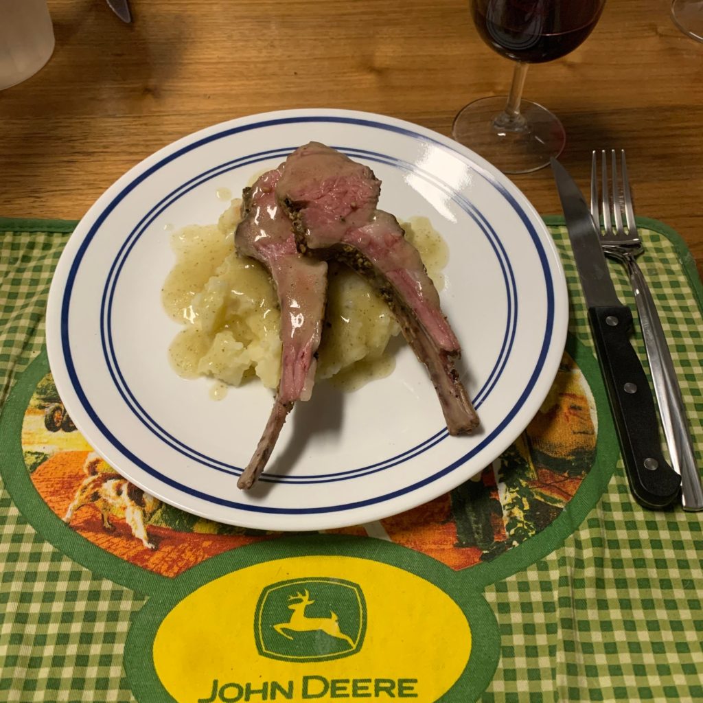 Lamb rack. Unreal texture and flavor