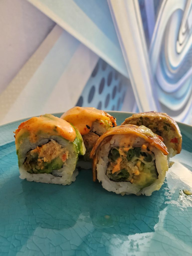 Best sushi I've ever had!(Wellness sushi purchased at Nooch Vegan Market Denver, Co)