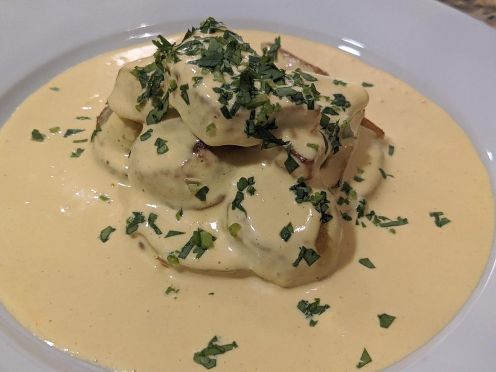 Peruvian inspired potatoes with aji amarillo