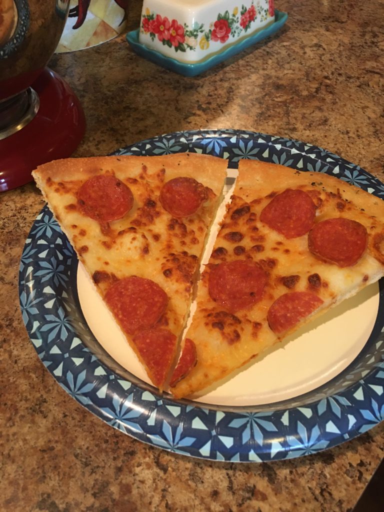 good ol’ cold pizza