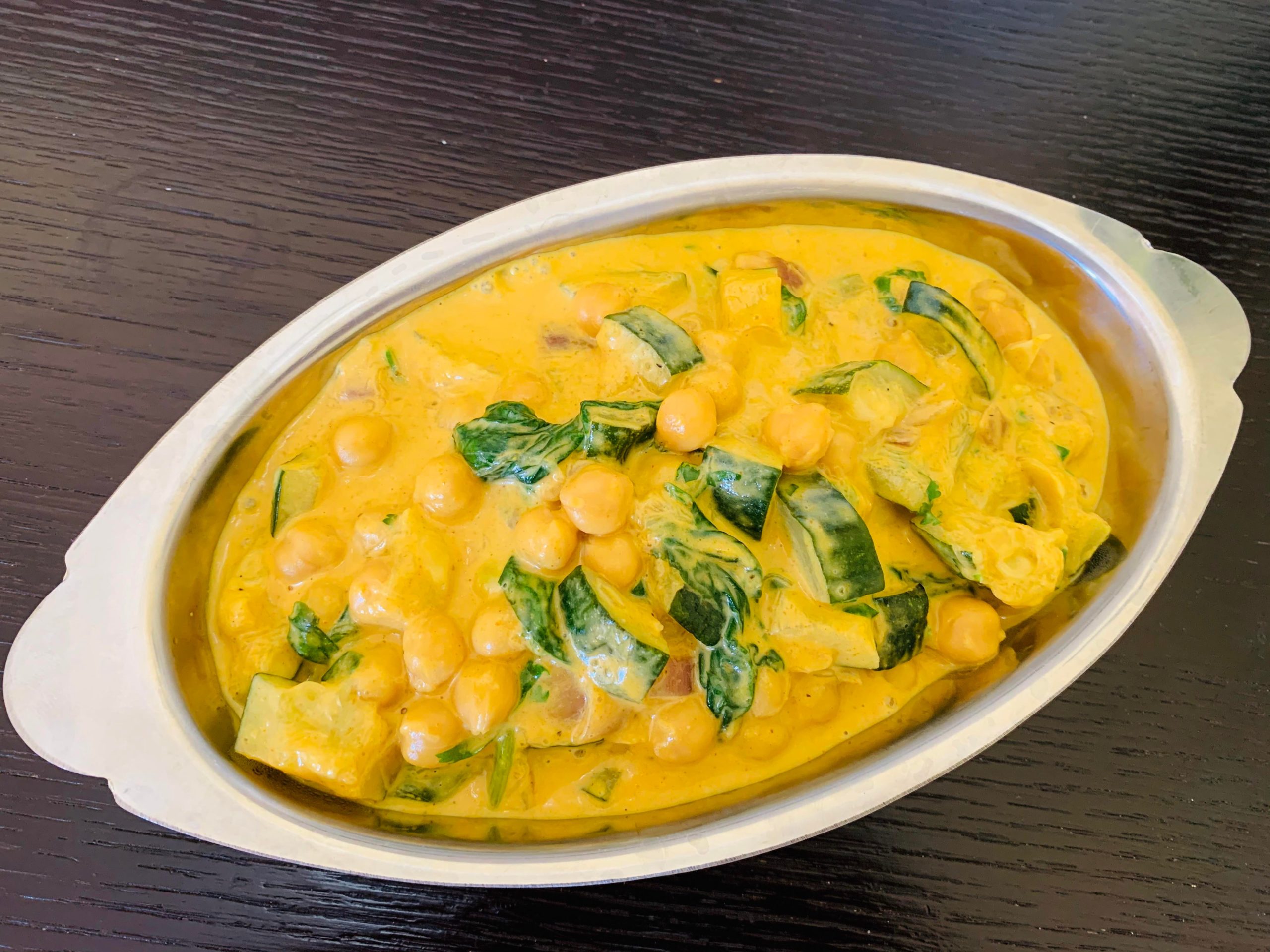 Zucchini chickpea recipe with spinach Dining and Cooking