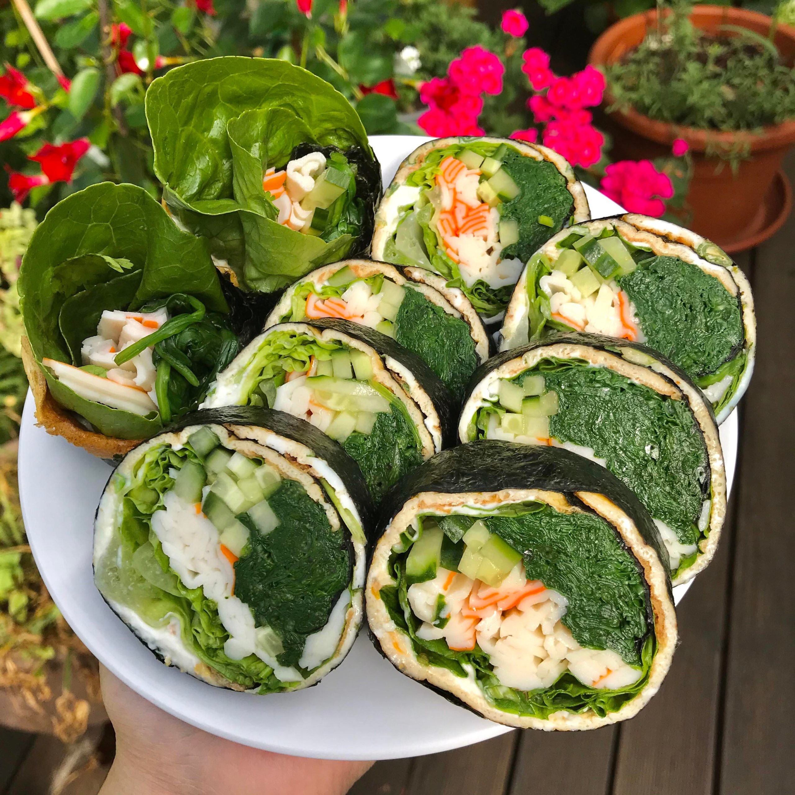 325 kcal Surimi Kimbap with 31gr. of protein Dining and Cooking