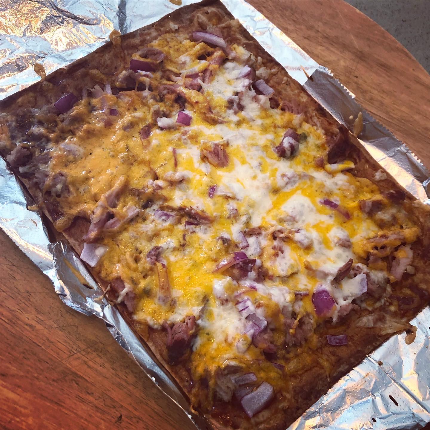Keto bbq pizza using Joseph’s lavash bread Dining and Cooking