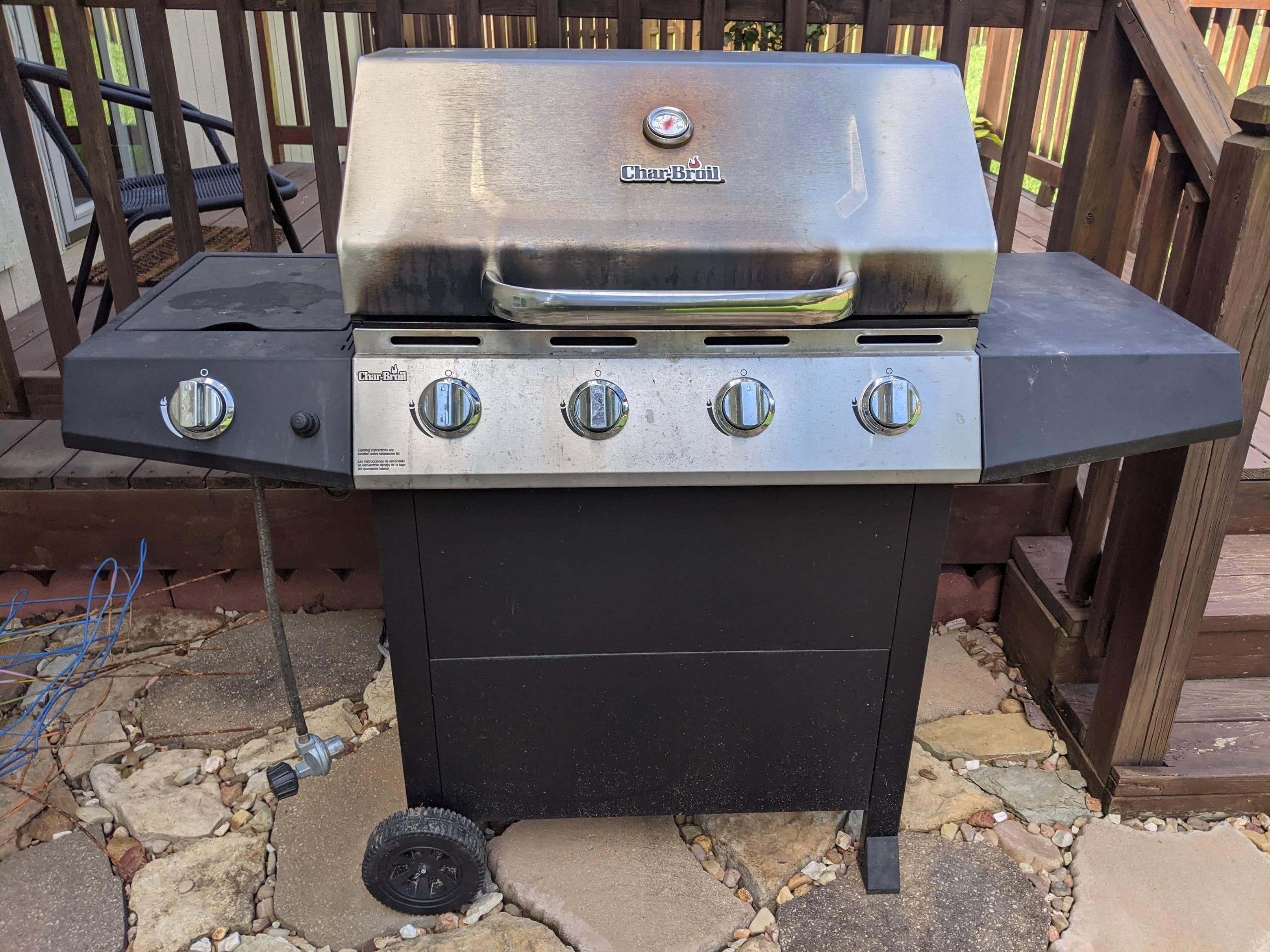 Given a used CharBroil grill for free need help identifying model