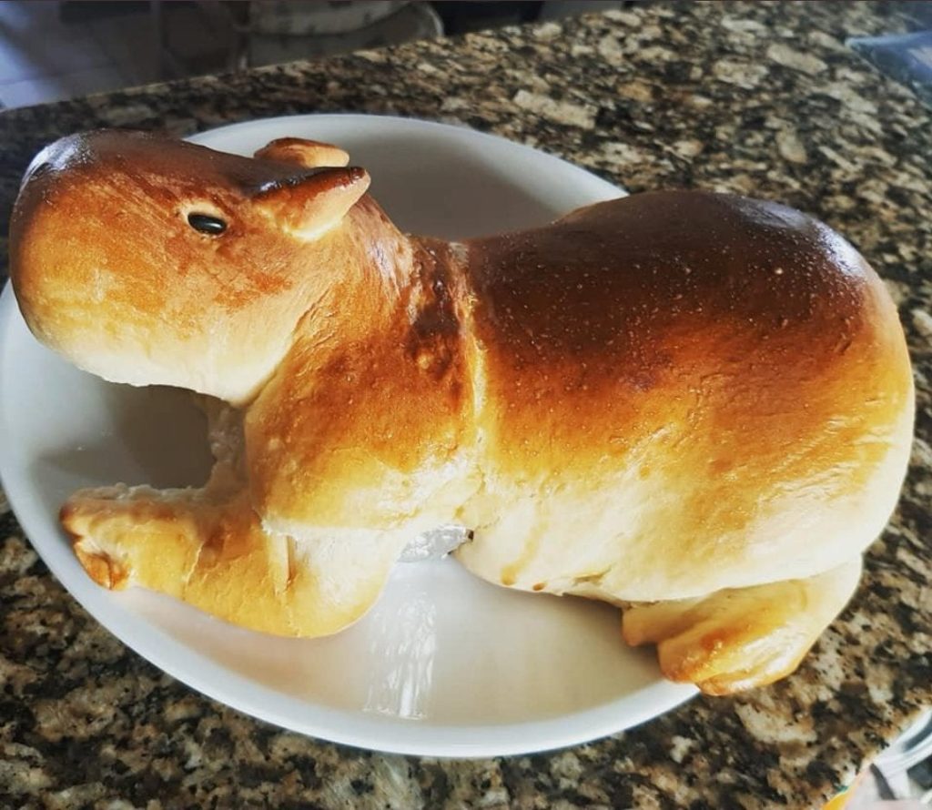 Capybara bread passing thru your timeline to make you happy (not mine, xpost from r/brasil)