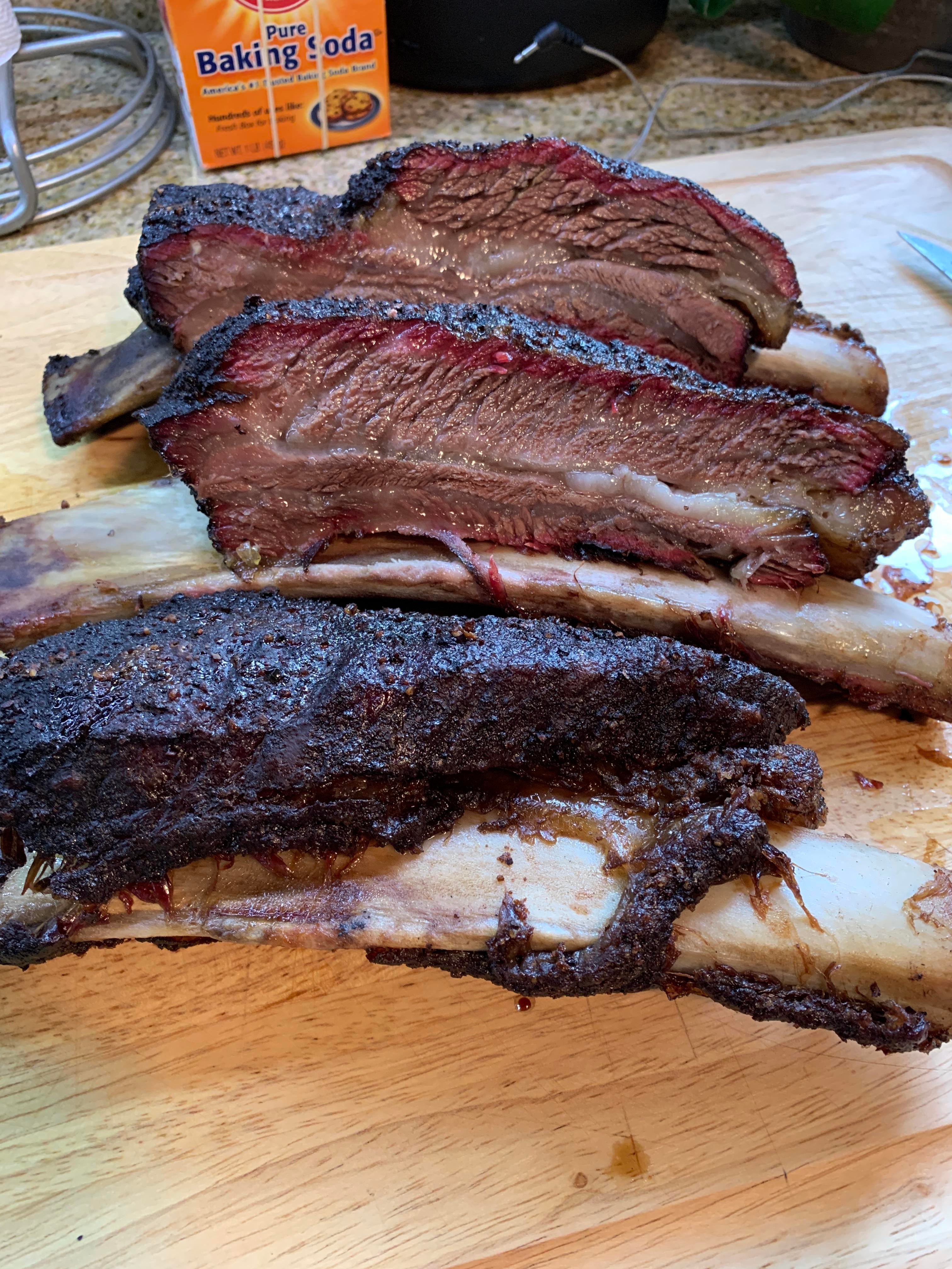 beef ribs on weber kettle
