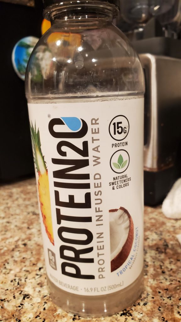 Protein Water for when you're short on both calories and protein - 80 calories, 15g protein