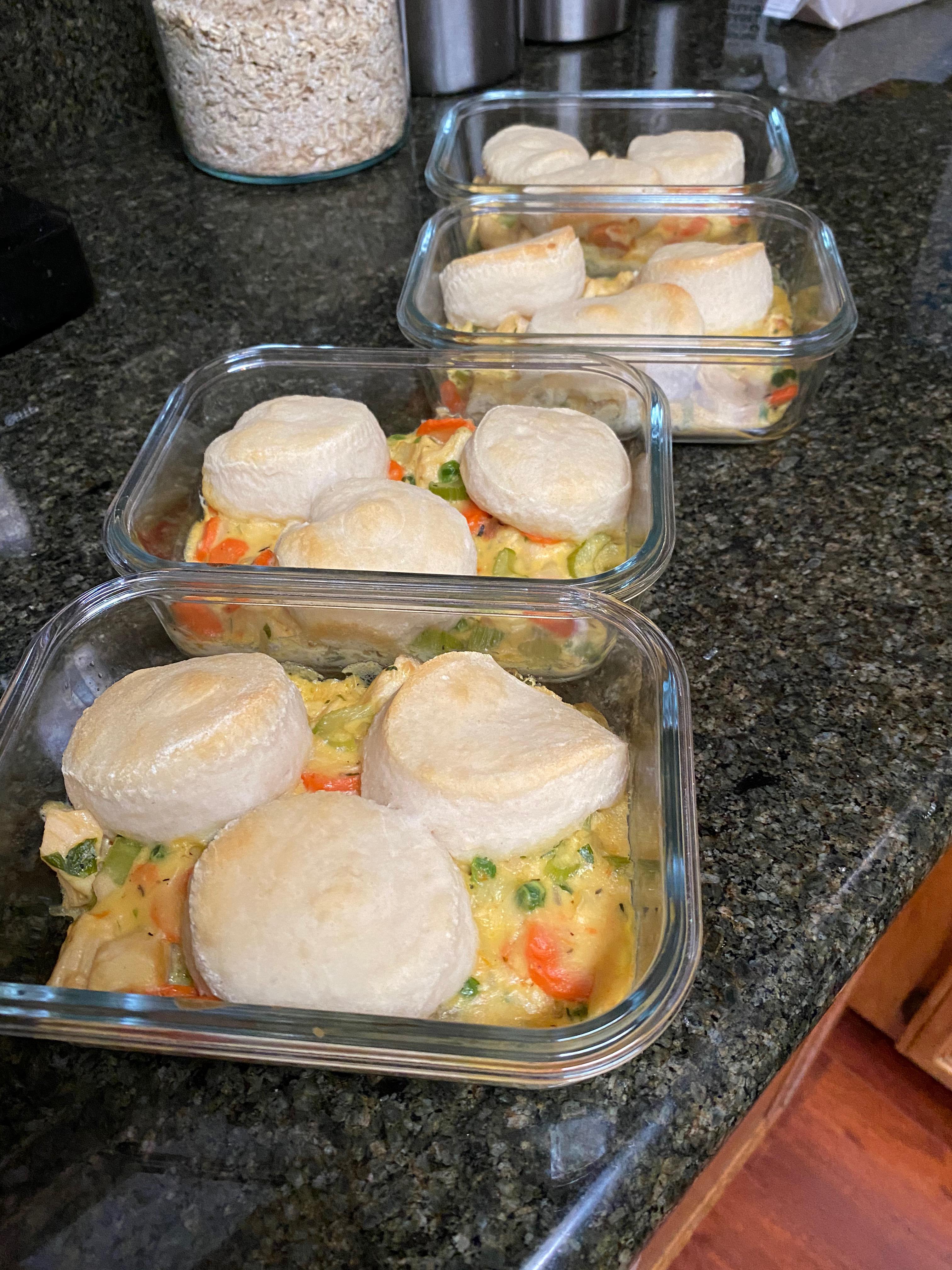 Proud of this one! I baked individual Chicken Pot Pies in ...