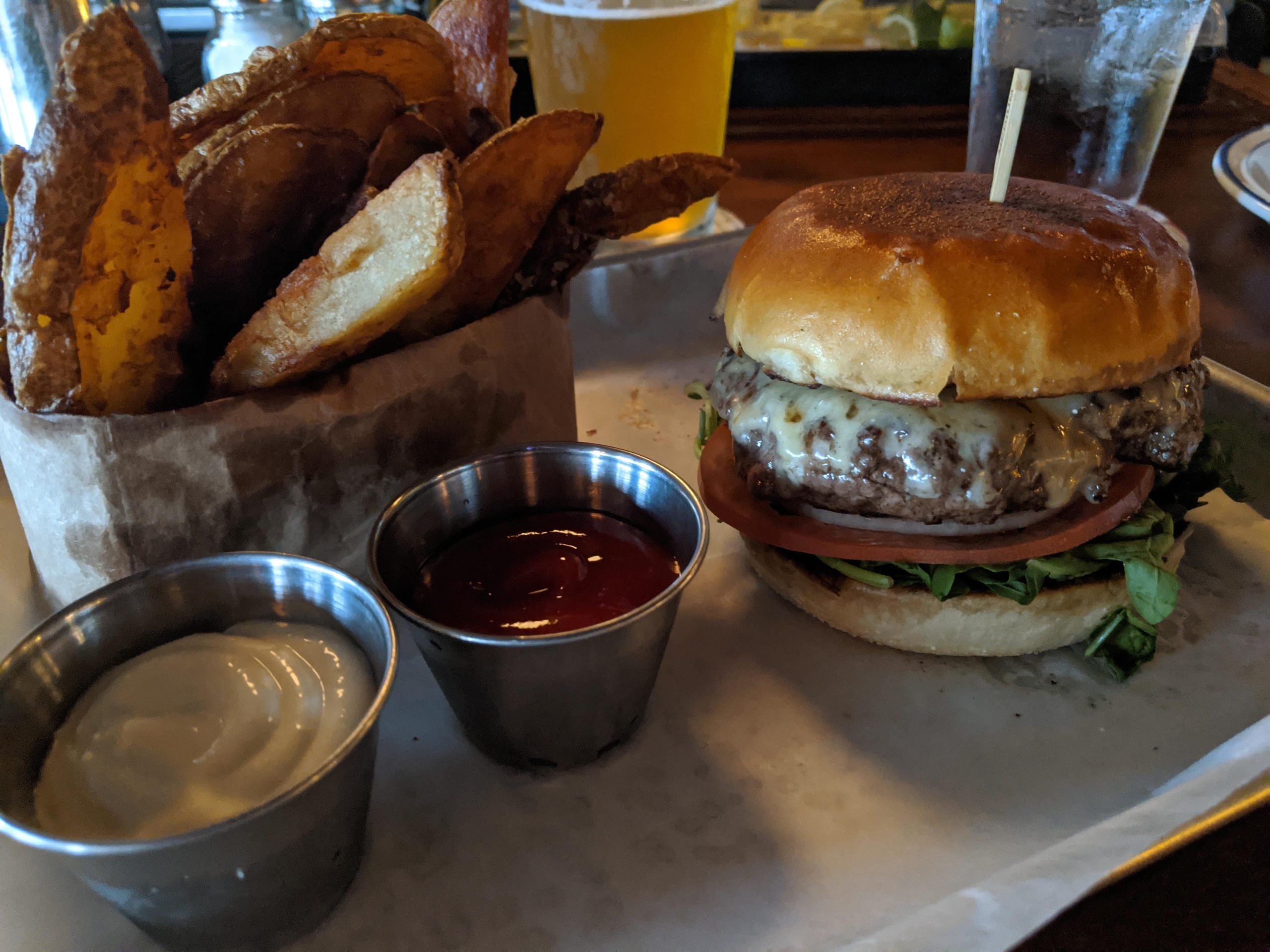 My favorite burger in Charlotte, NC. Workman's Friend Dining and Cooking