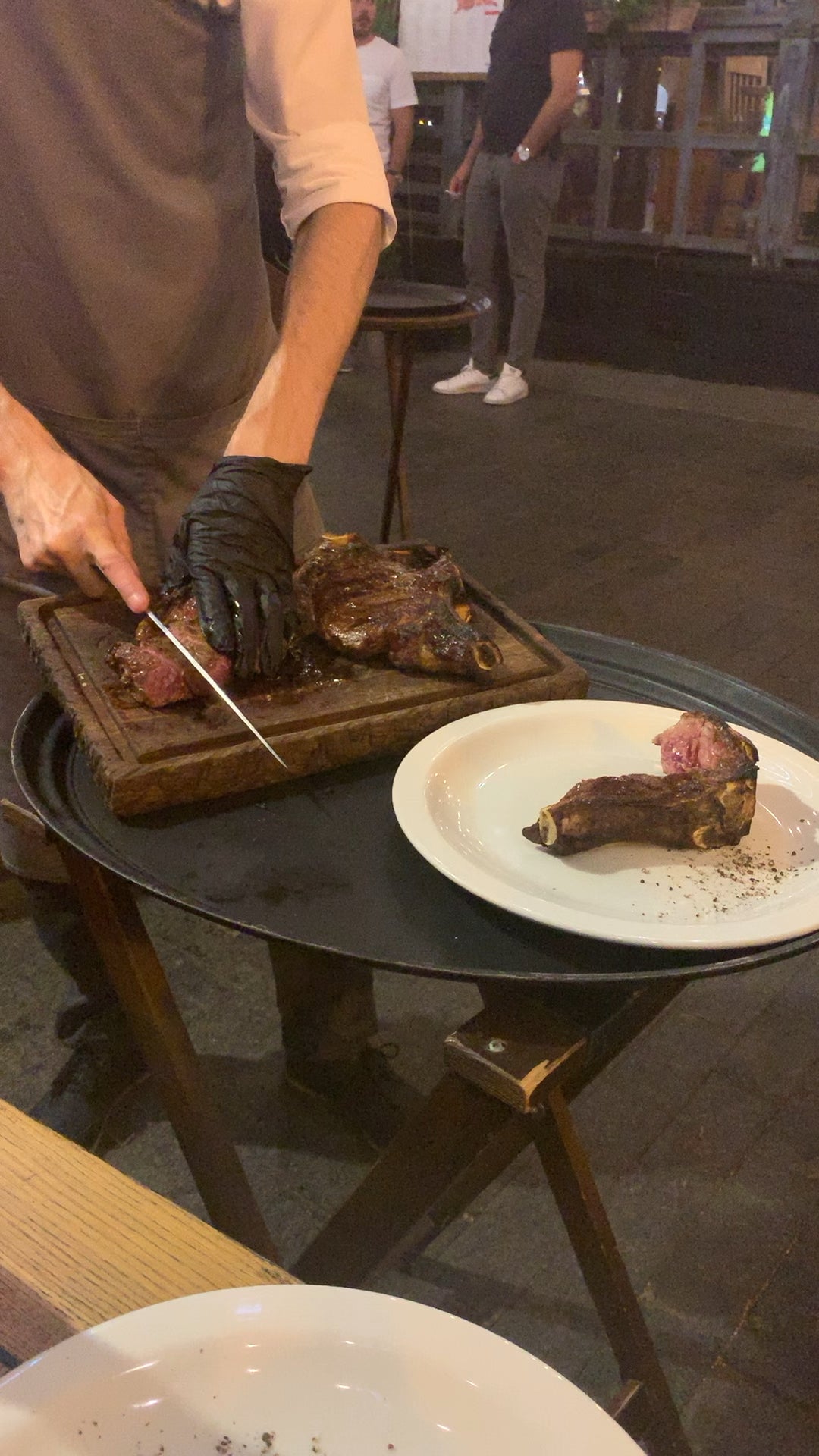 Very delicious dry aged steak in Odessa, Ukraine, Dining and Cooking