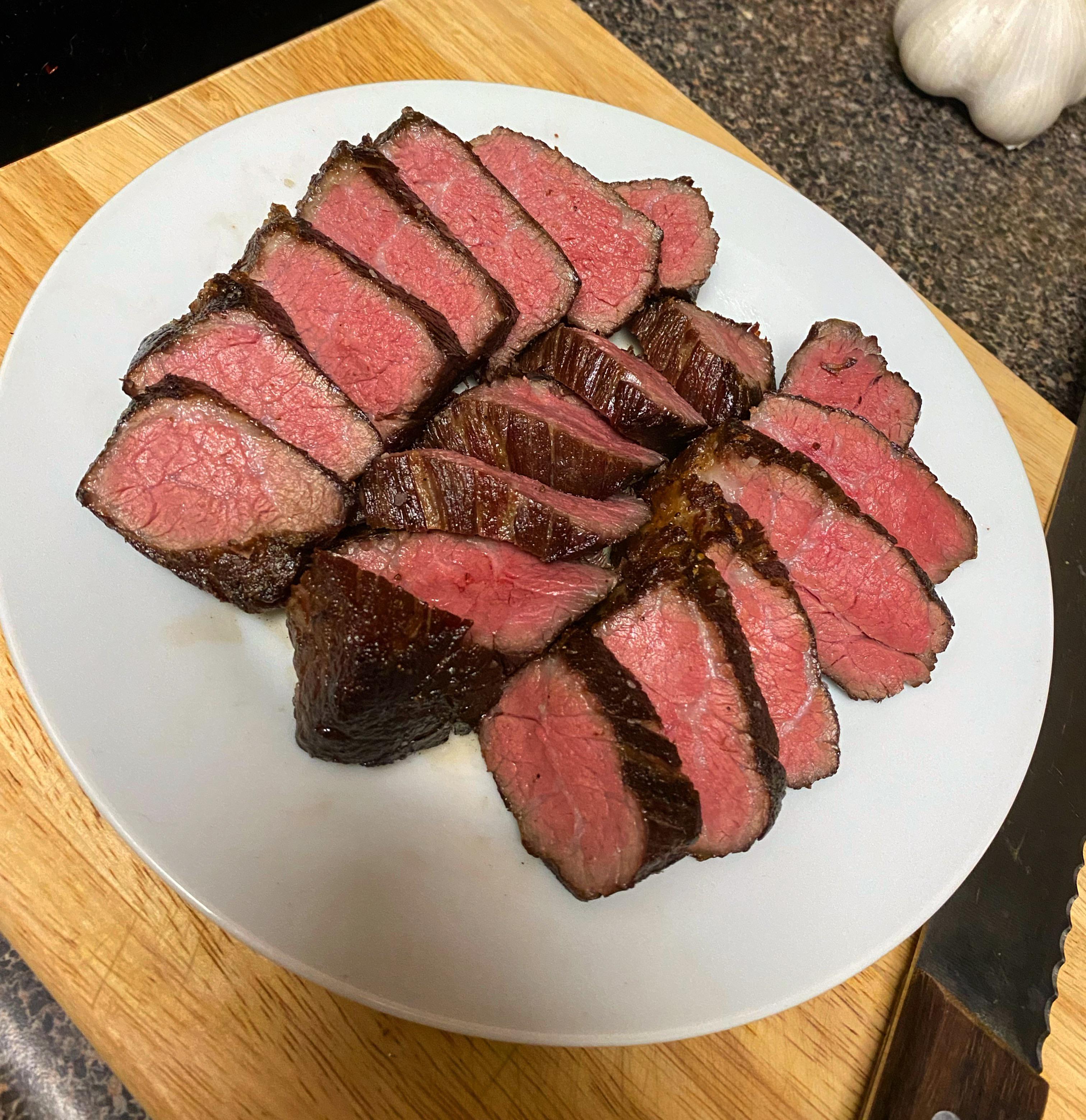 Boneless short ribs, sous vide for 48hrs at 132° then seared in the