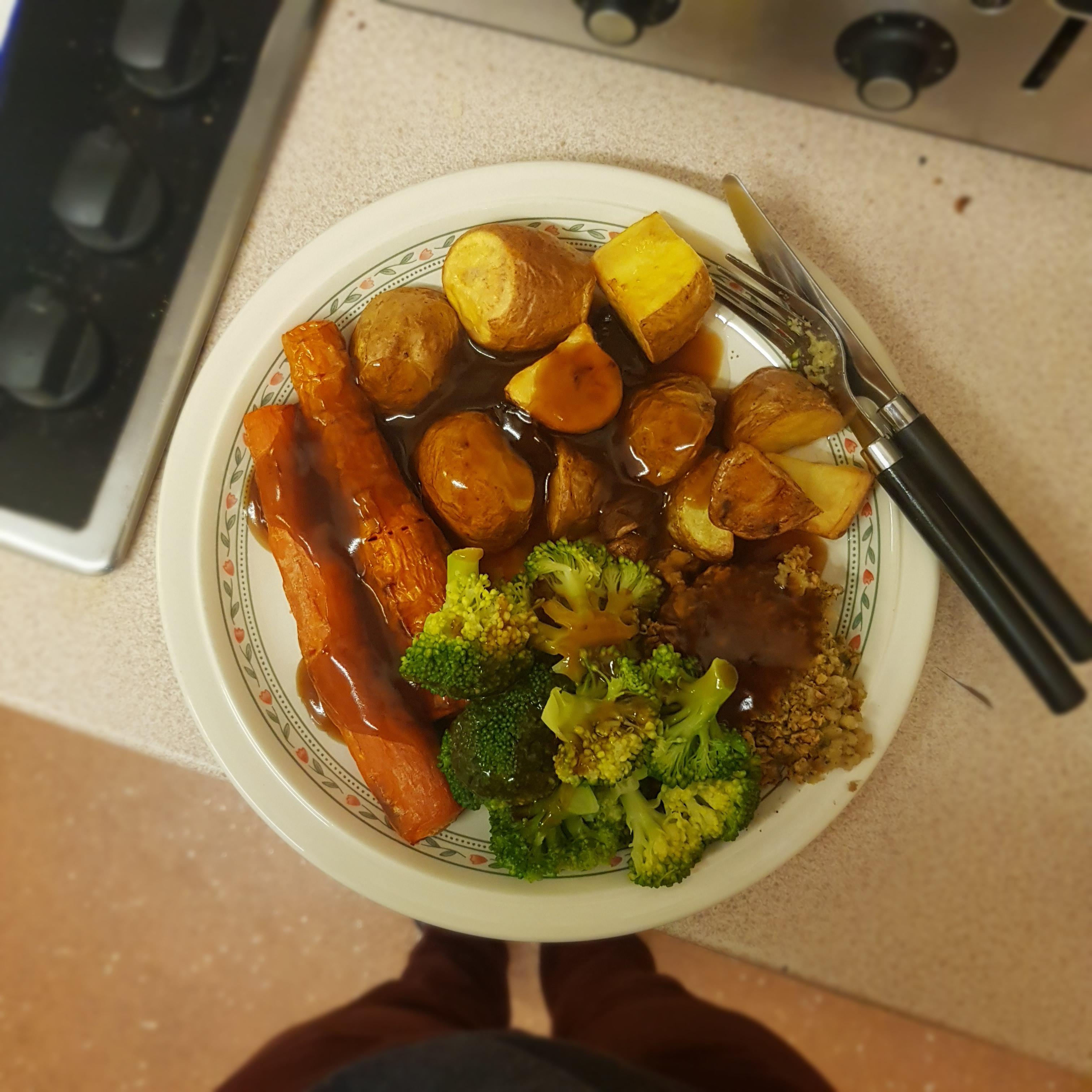Uni meal 1 Proper Sunday roast Dining and Cooking