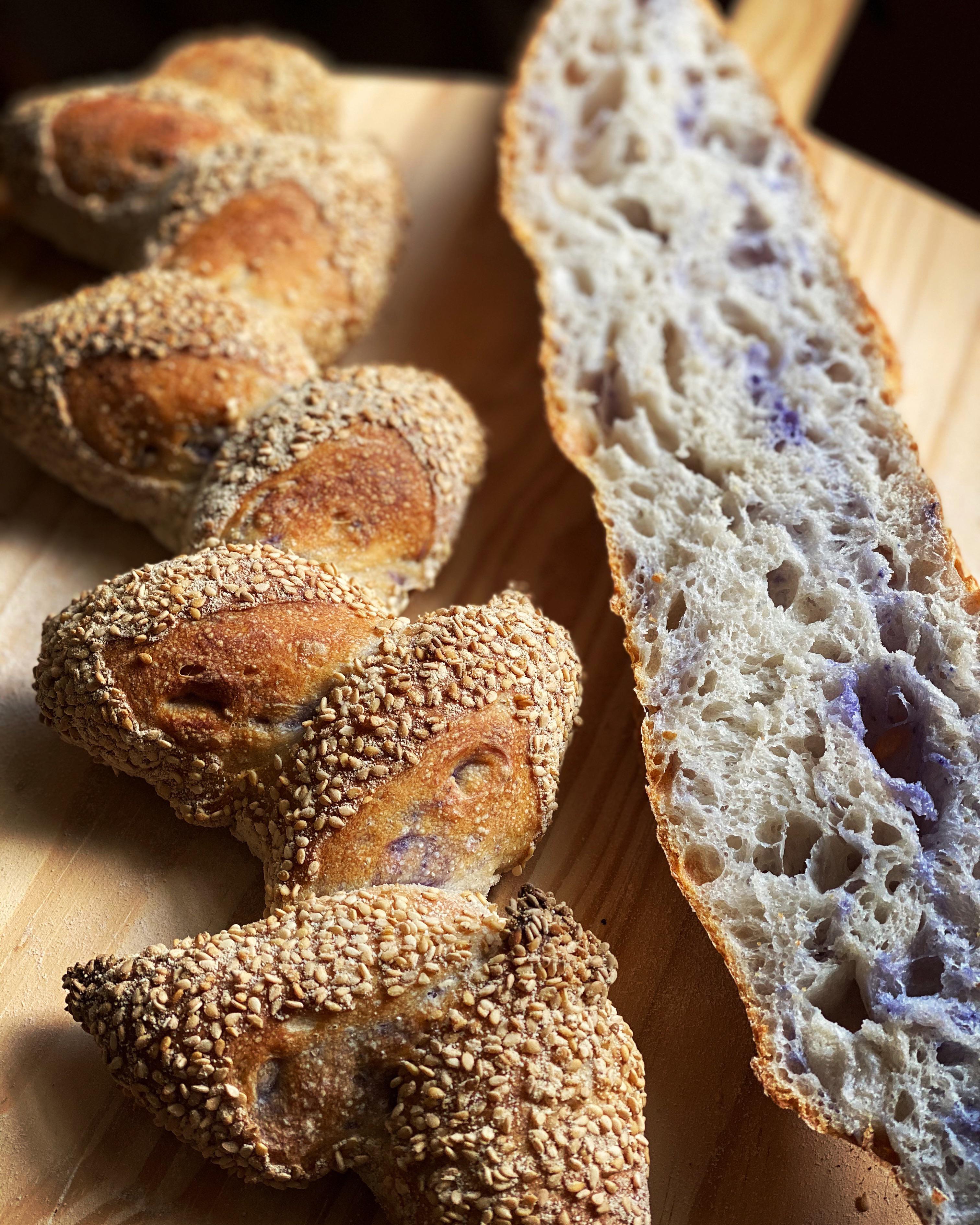 Sourdough Epi Infused With Butterfly Pea Flower Dining And Cooking Sourdough Epi Infused With Butterfly Pea Flower Dining And Cooking