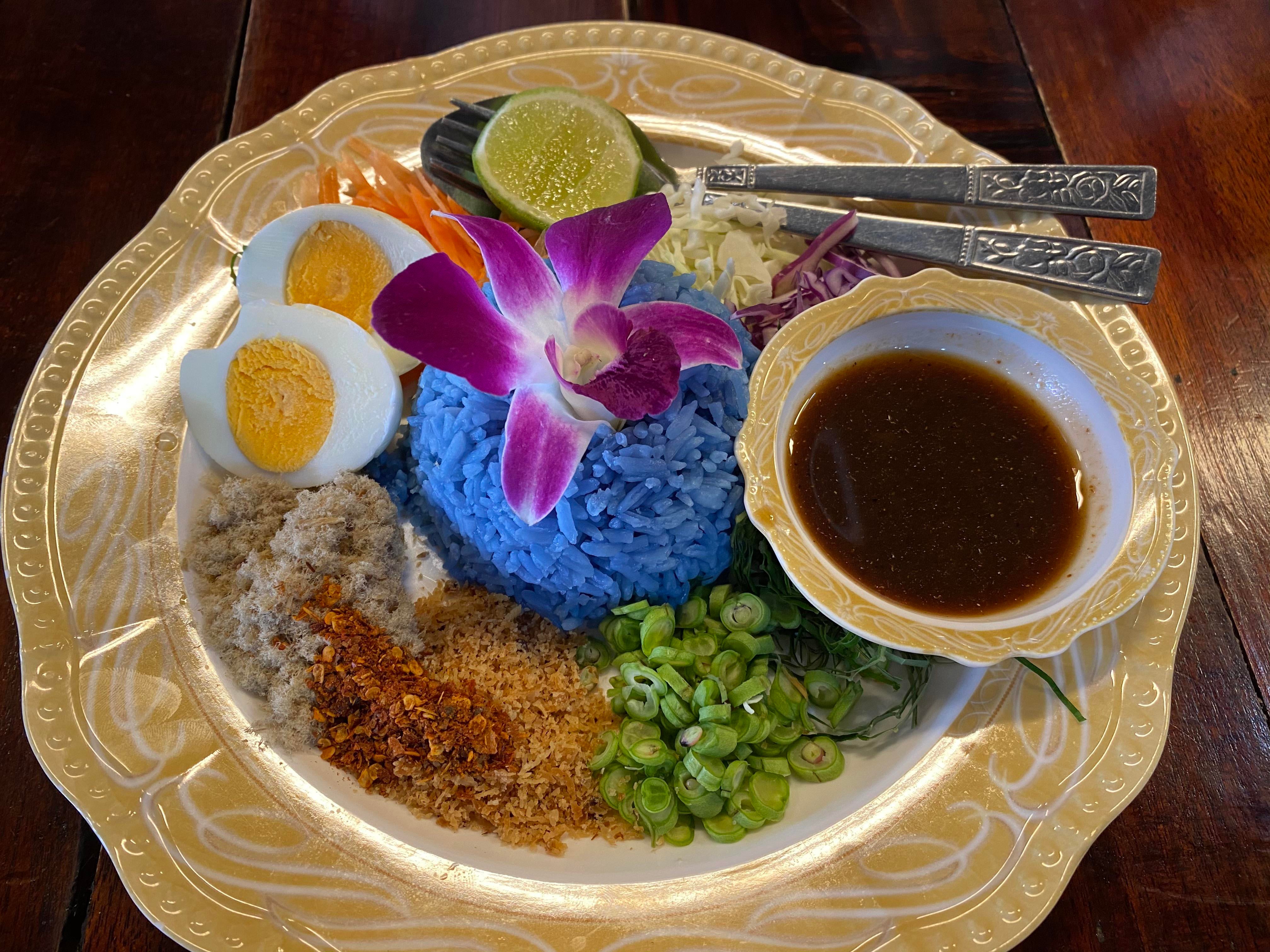 Khao Yam for breakfast in south Thailand Dining and Cooking