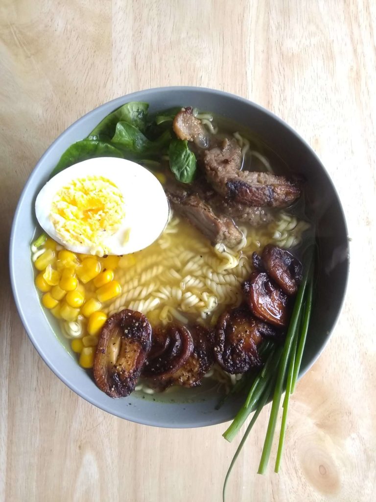 I spiced up some Maruchan instant ramen. I was inspired by this sub, hope I did you guys justice!