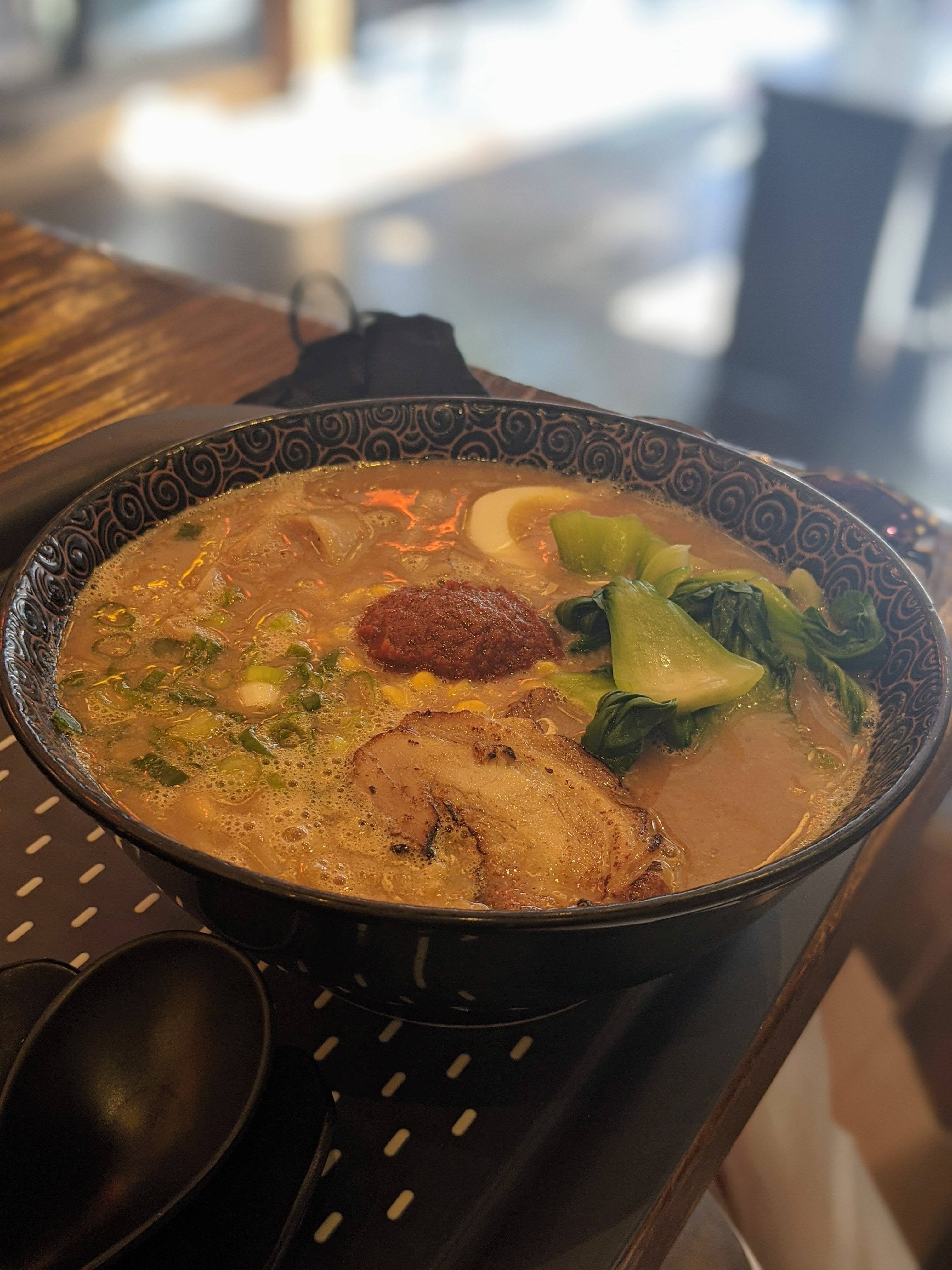 Back to indoor dining! Kara Miso Ramen at Tamashii, Astoria, Queens NYC