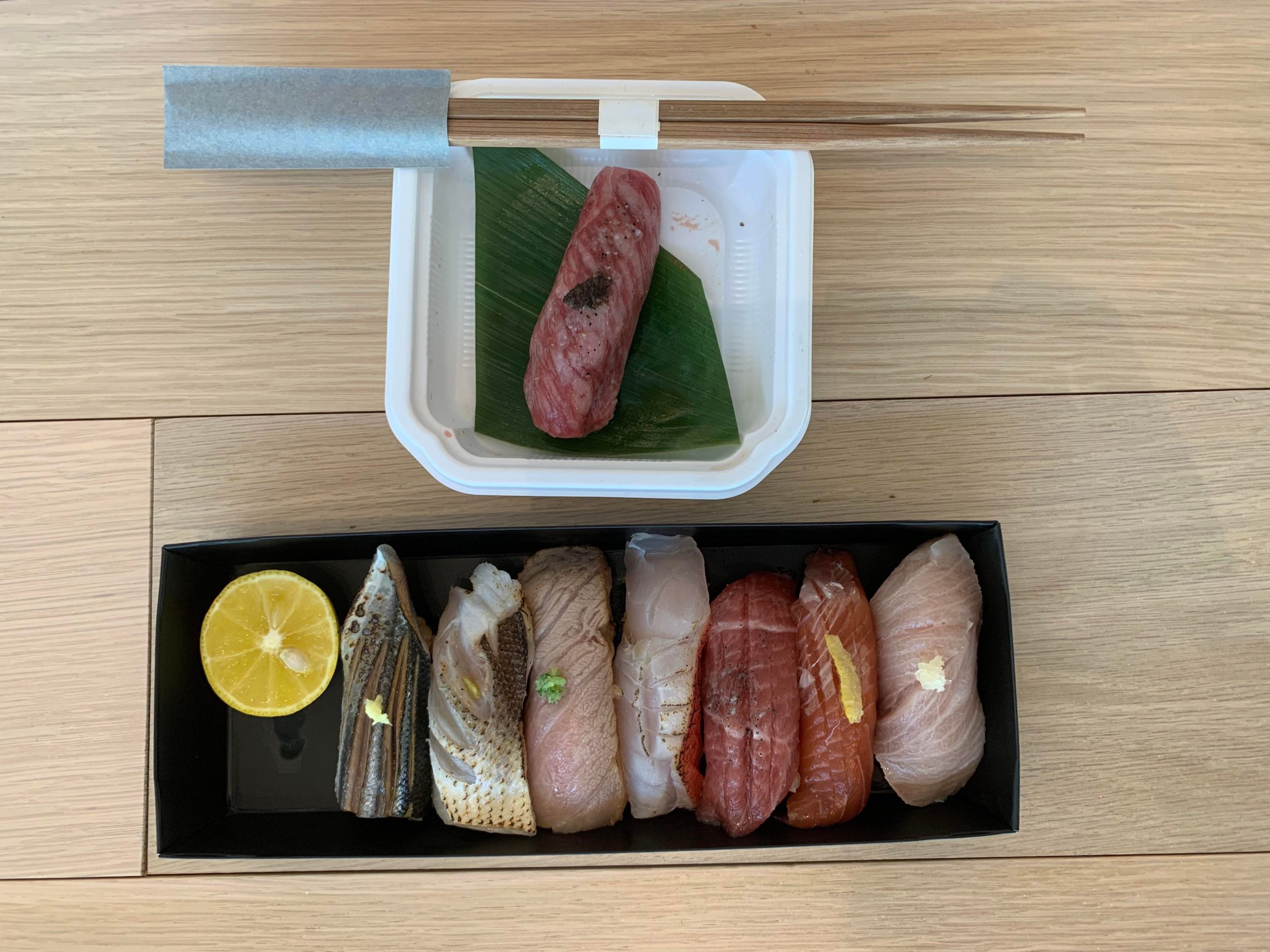 Omakase Set & Wagyu Beef Nigiri from Akiko’s Restaurant Dining and