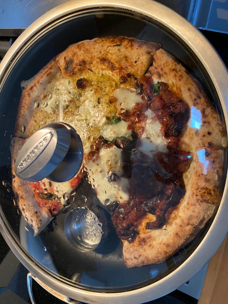 How to properly reheat pizza.