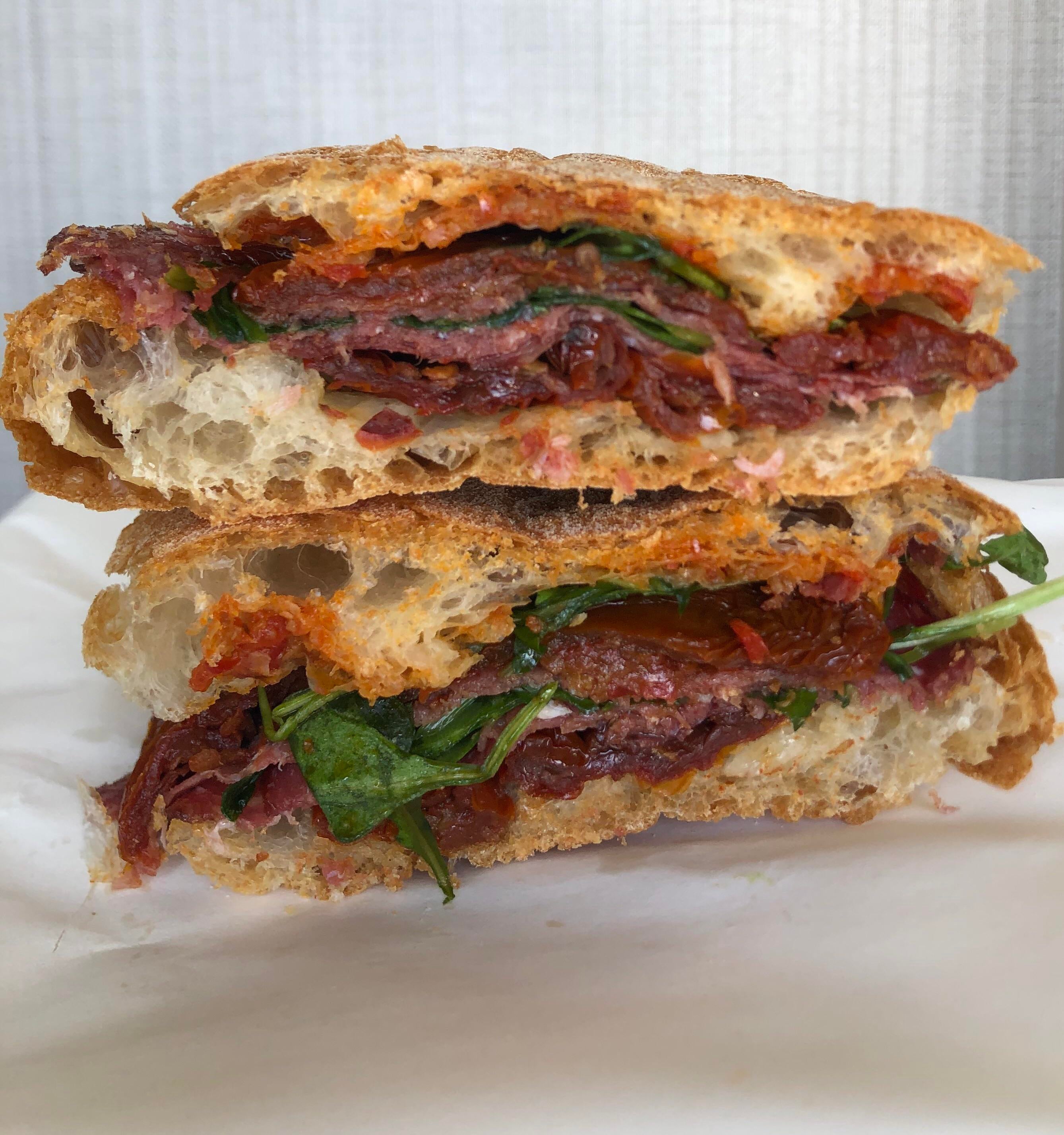 Via Delle Moline sandwich in Bologna Dining and Cooking