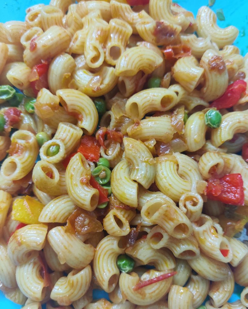 Simple Red Sauce Macaroni Pasta