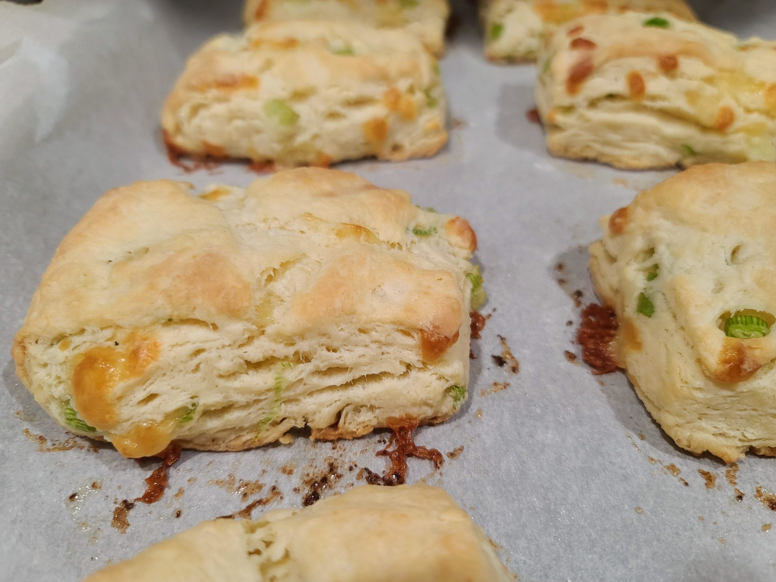 Cheddar Scallion Buttermilk Biscuits Dining and Cooking