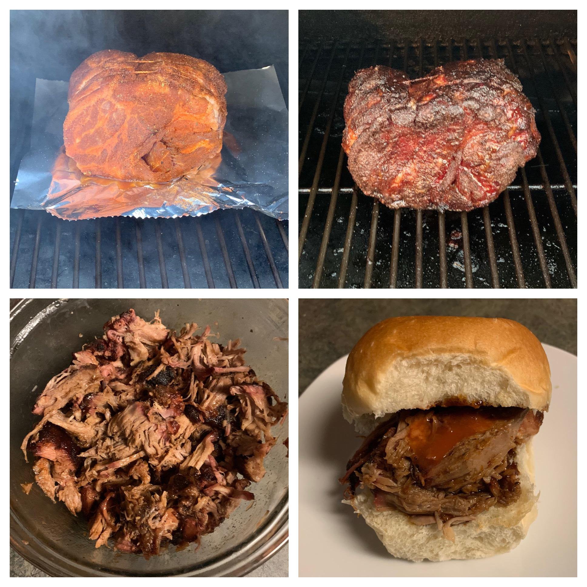 Traeger Pulled Pork Dining and Cooking