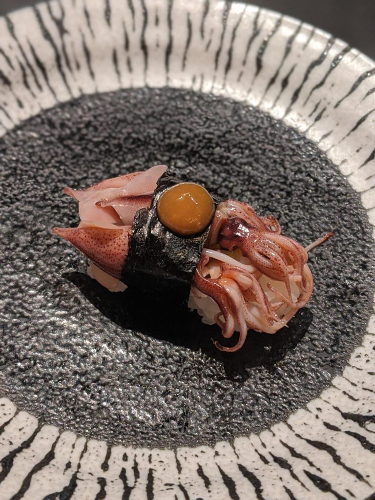 Hotaru Ika - Firefly Squid w/ Sumiso