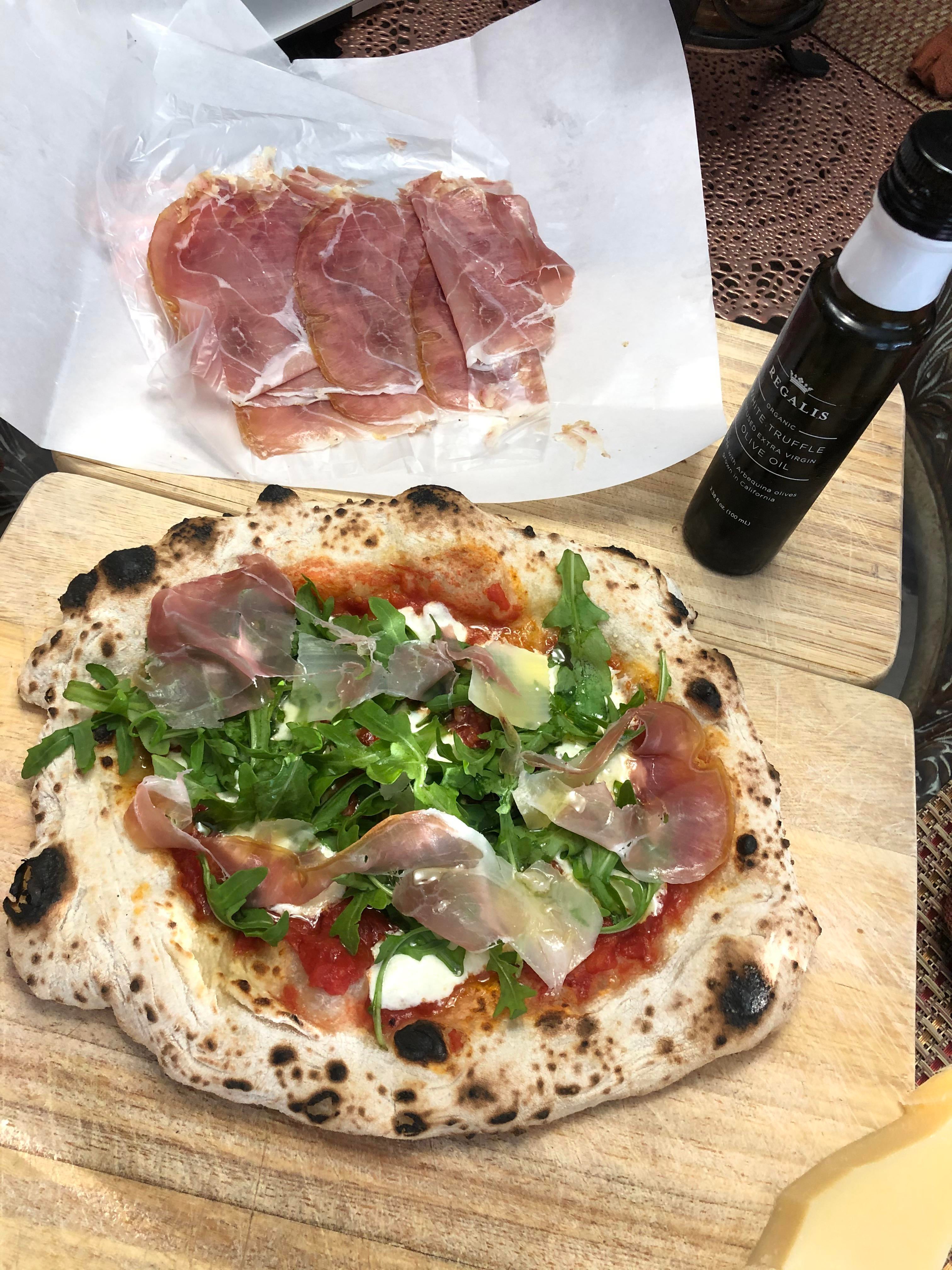 Regalis White Truffle oil, Prosciutto di Parma.... Dining and Cooking