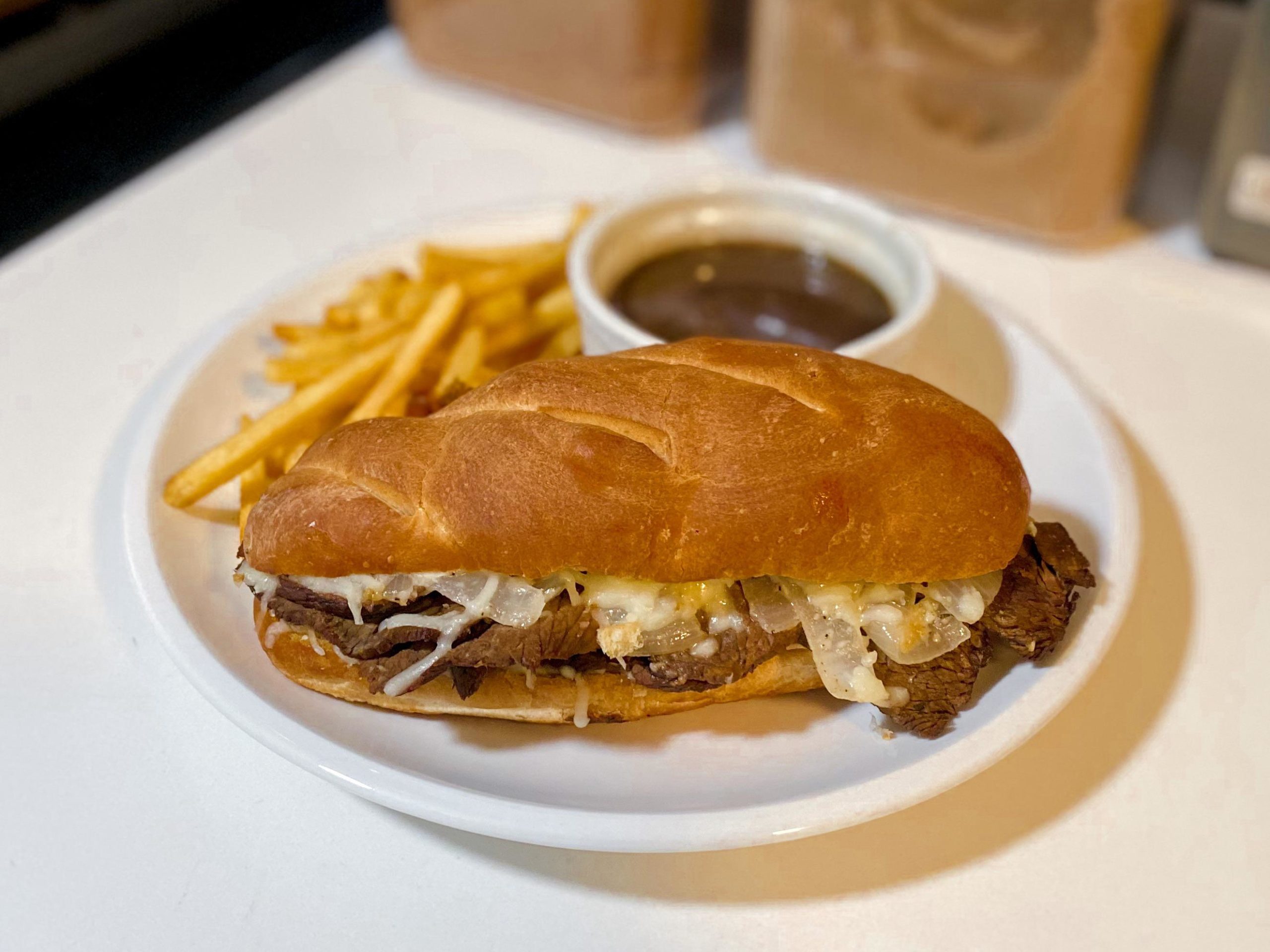 Roast Beef yesterday, French Dips today (follow up) Dining and Cooking