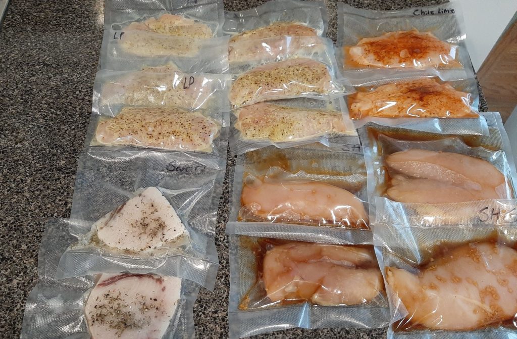Baby due soon, time to get the freezer full with easy Sous Vide options