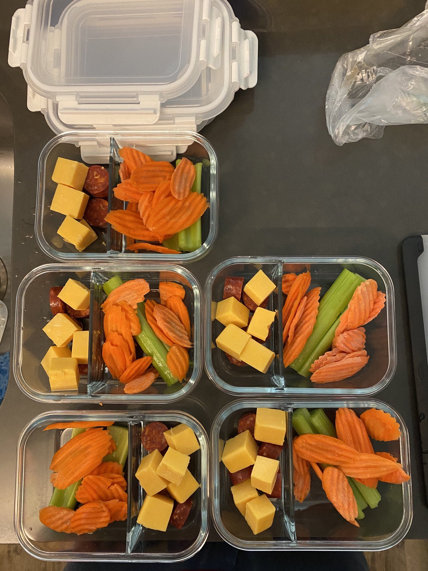 Here is my example of an easy way to get started with meal prep snack