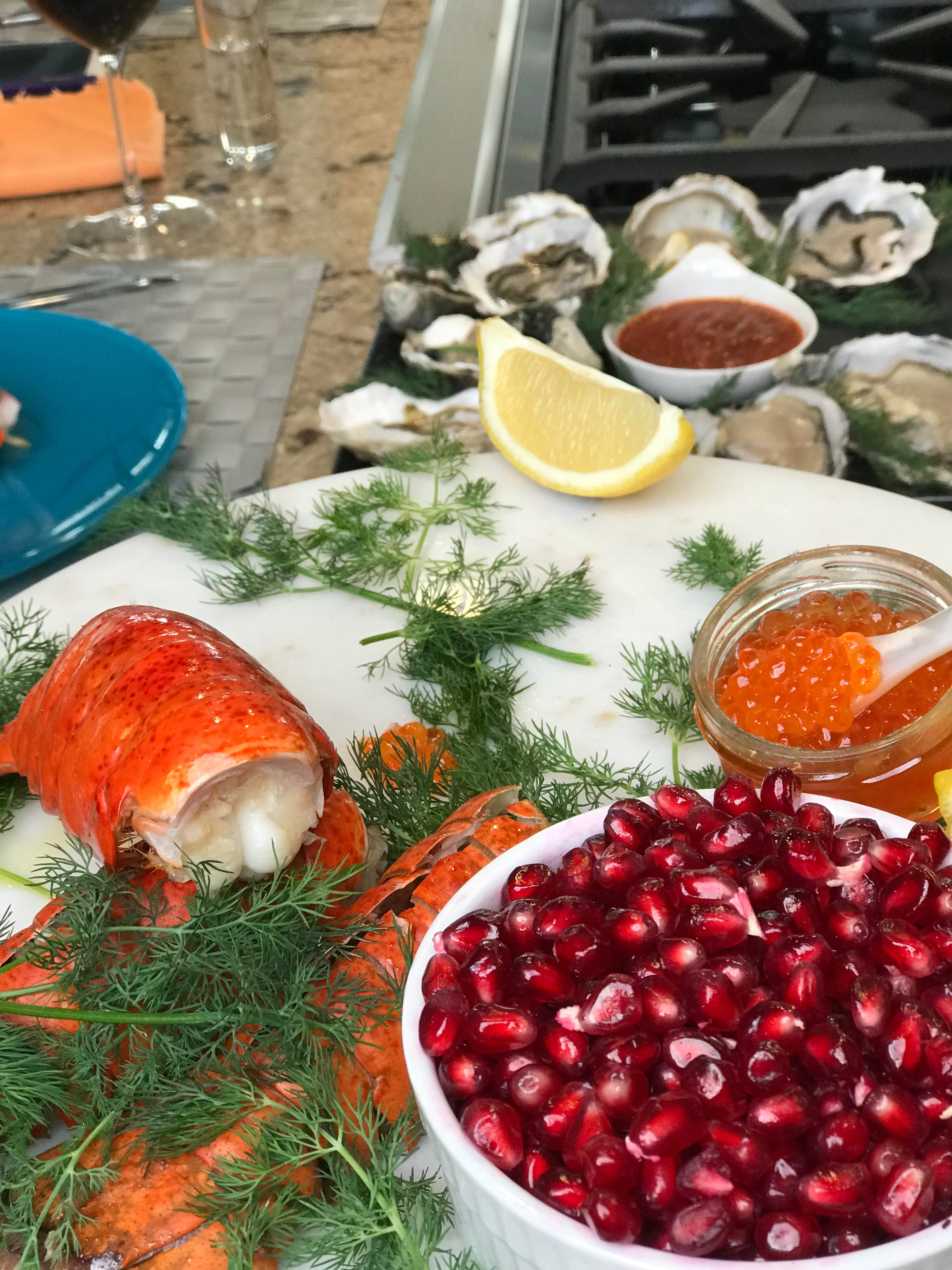 Christmas Lobster, Happy Merry Christmas Dining and Cooking