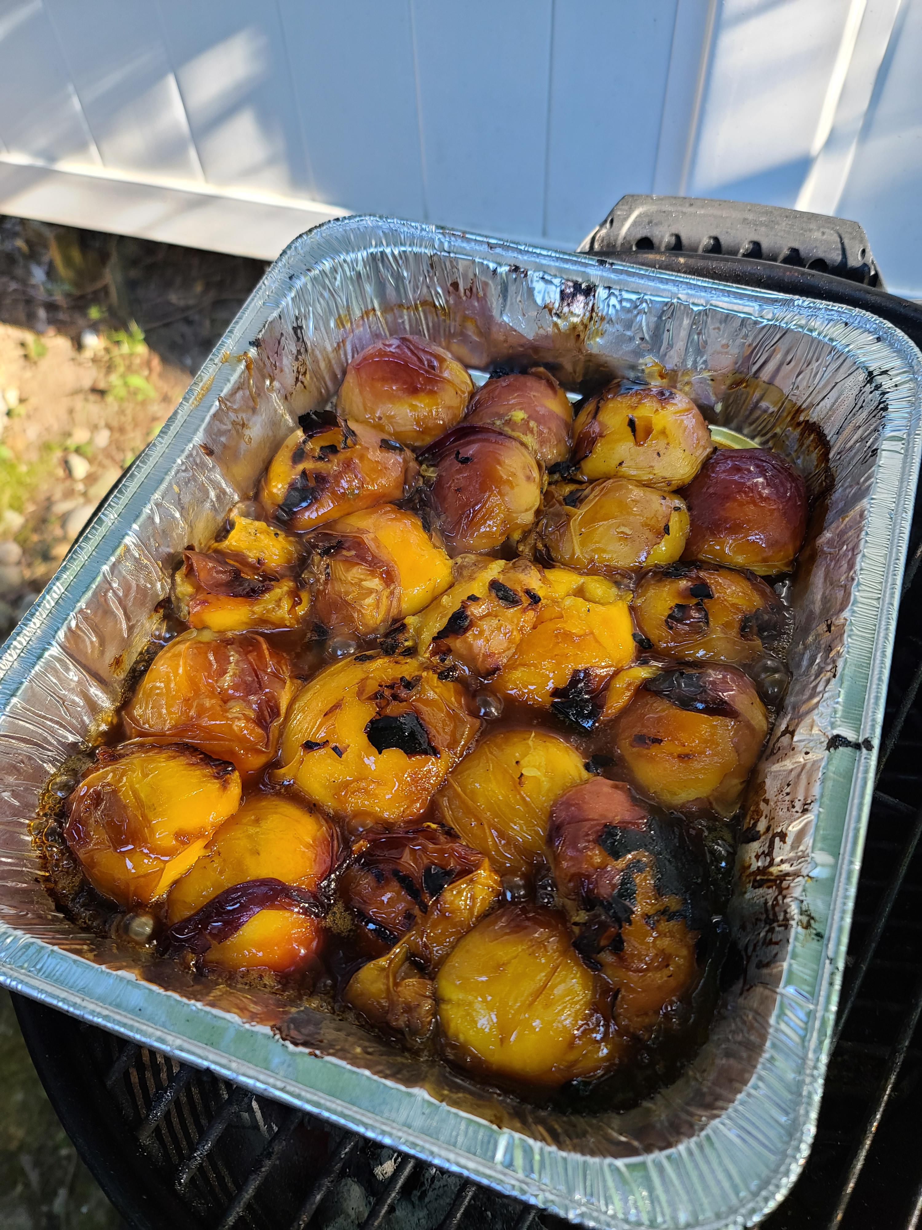 Grilled Nectarines Dining and Cooking