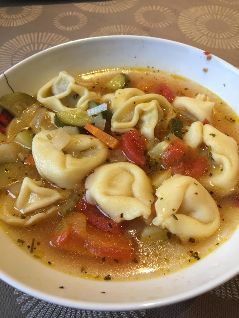 Tortellini and Vegetable Soup