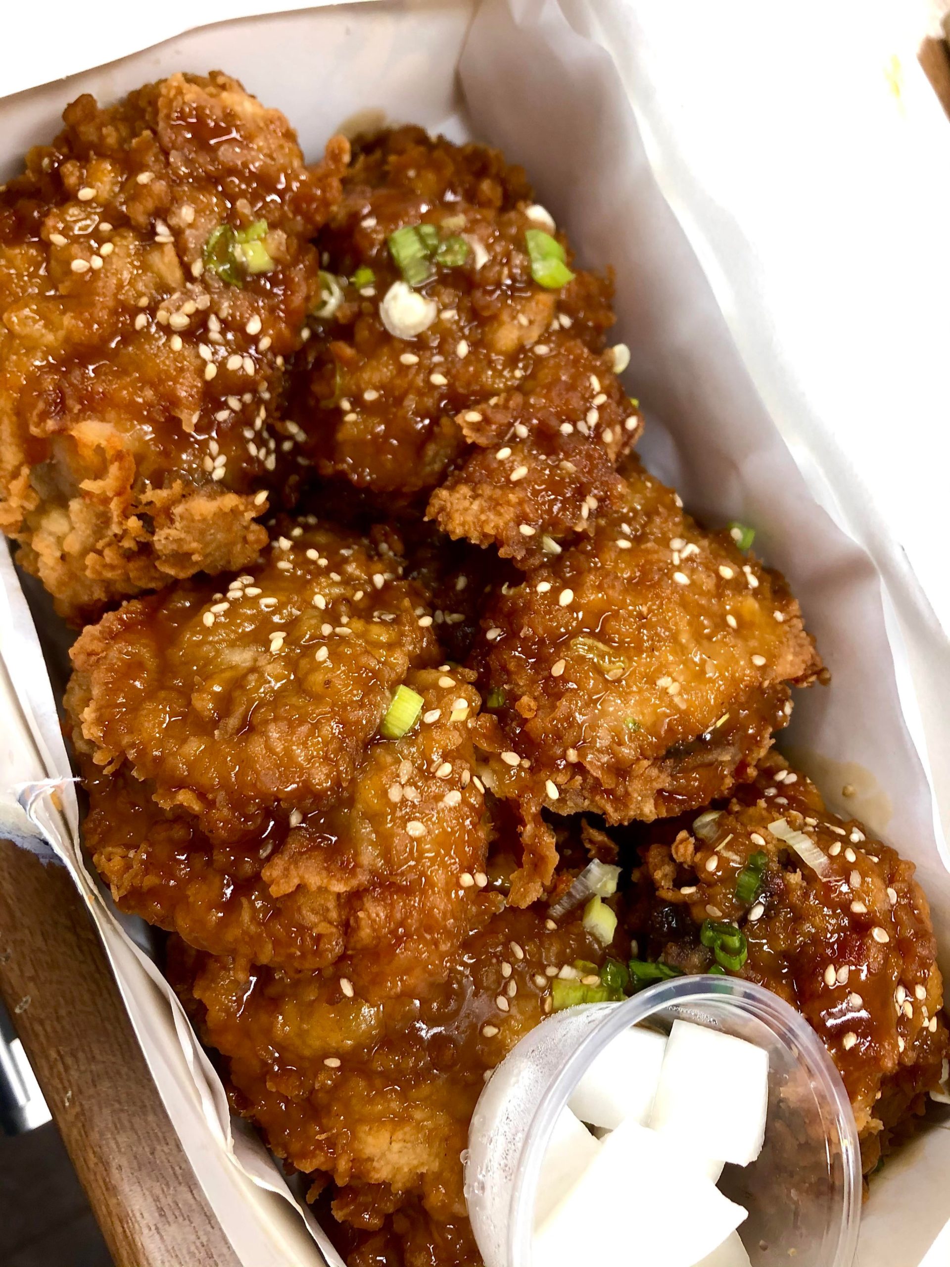 Korean fried chicken (soy garlic sauce) - Dining and Cooking