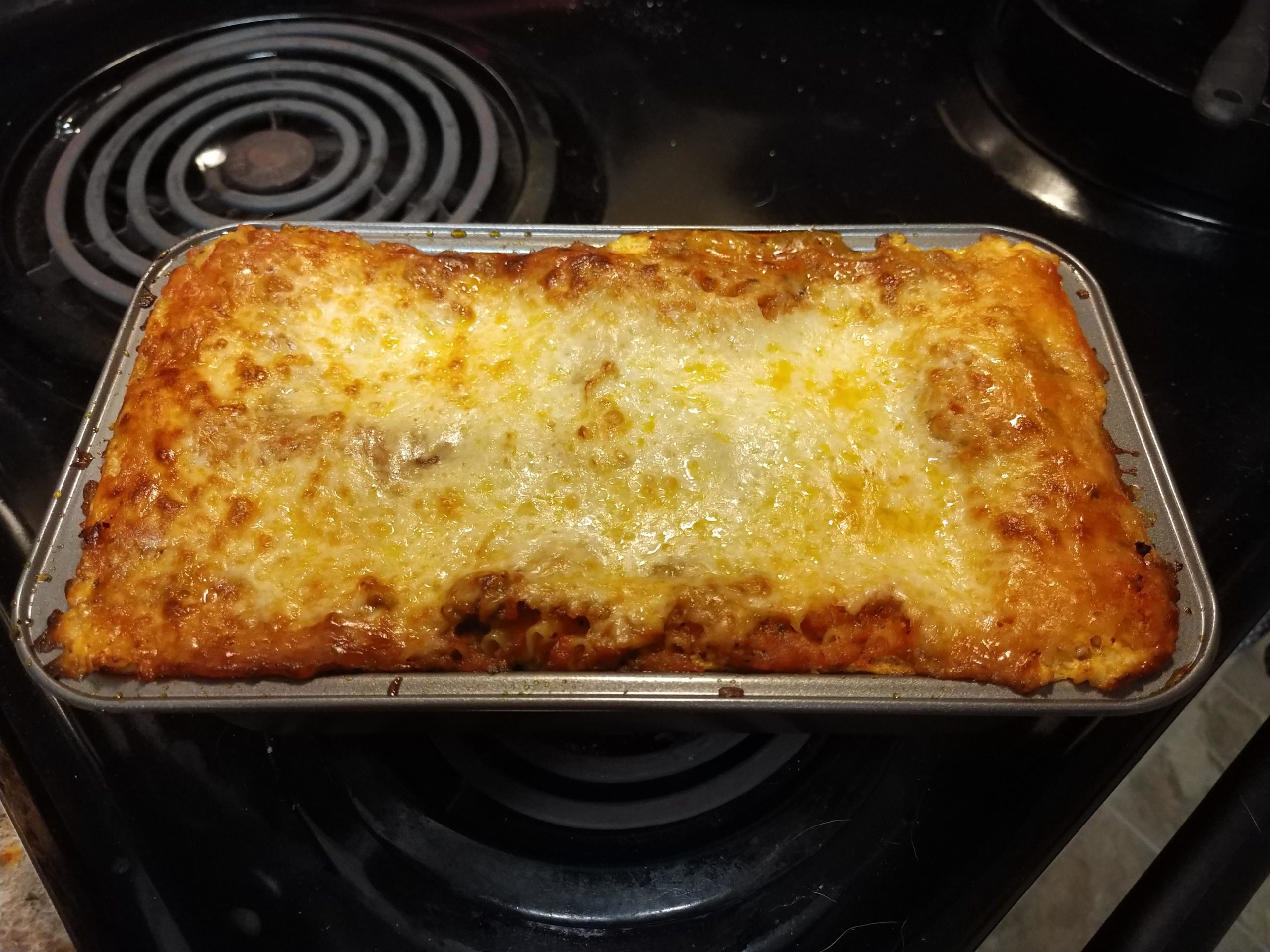 Italian Sausage Lasagna with Parm, Mozzarella, Smoked Provolone and