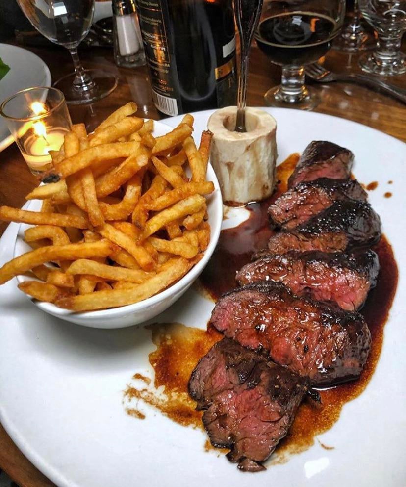 Steak & fries Peter Luger's in Brooklyn New York Dining